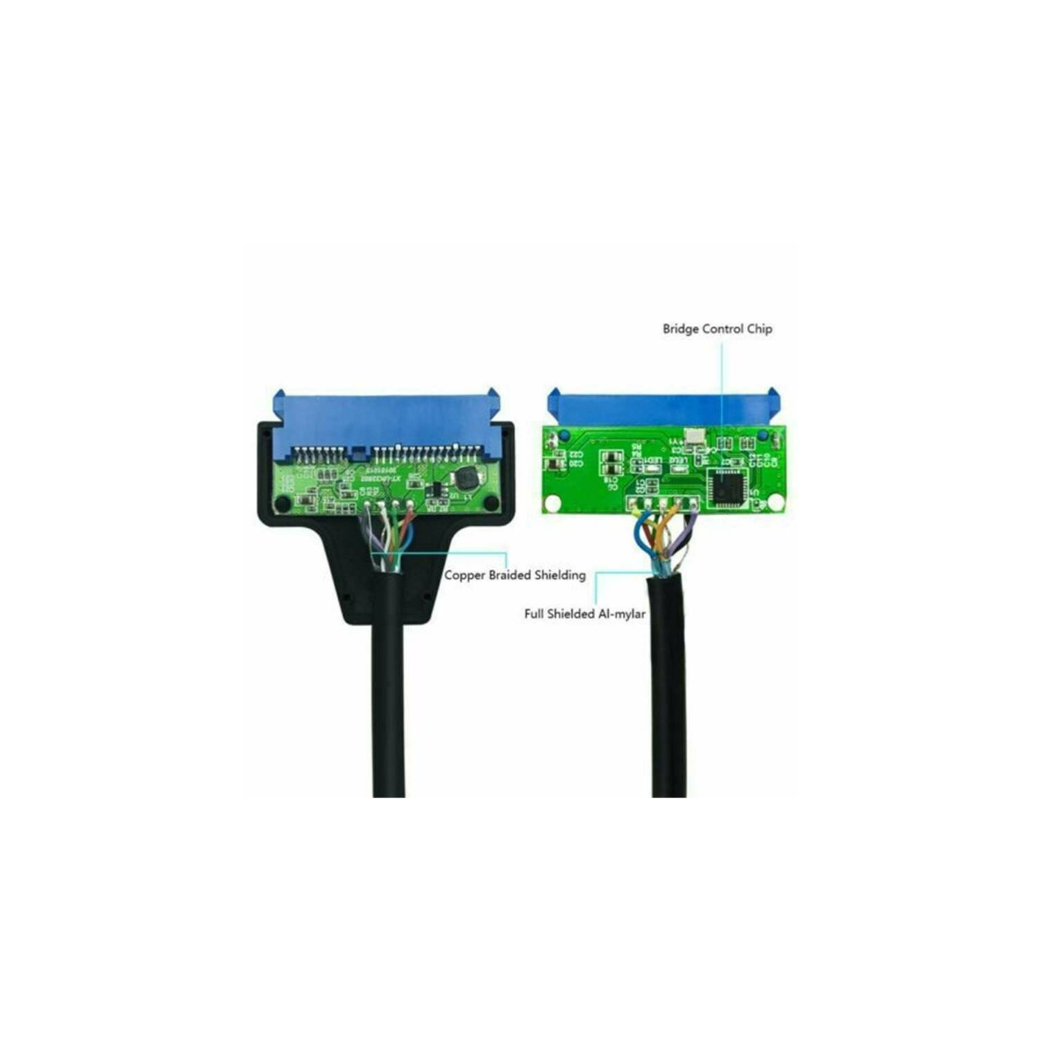 Adaptateur USB 3.0 à SATA 2.5 po pour disque dur; Câble adaptateur pour disque SSD; Câble UASP 22 broches