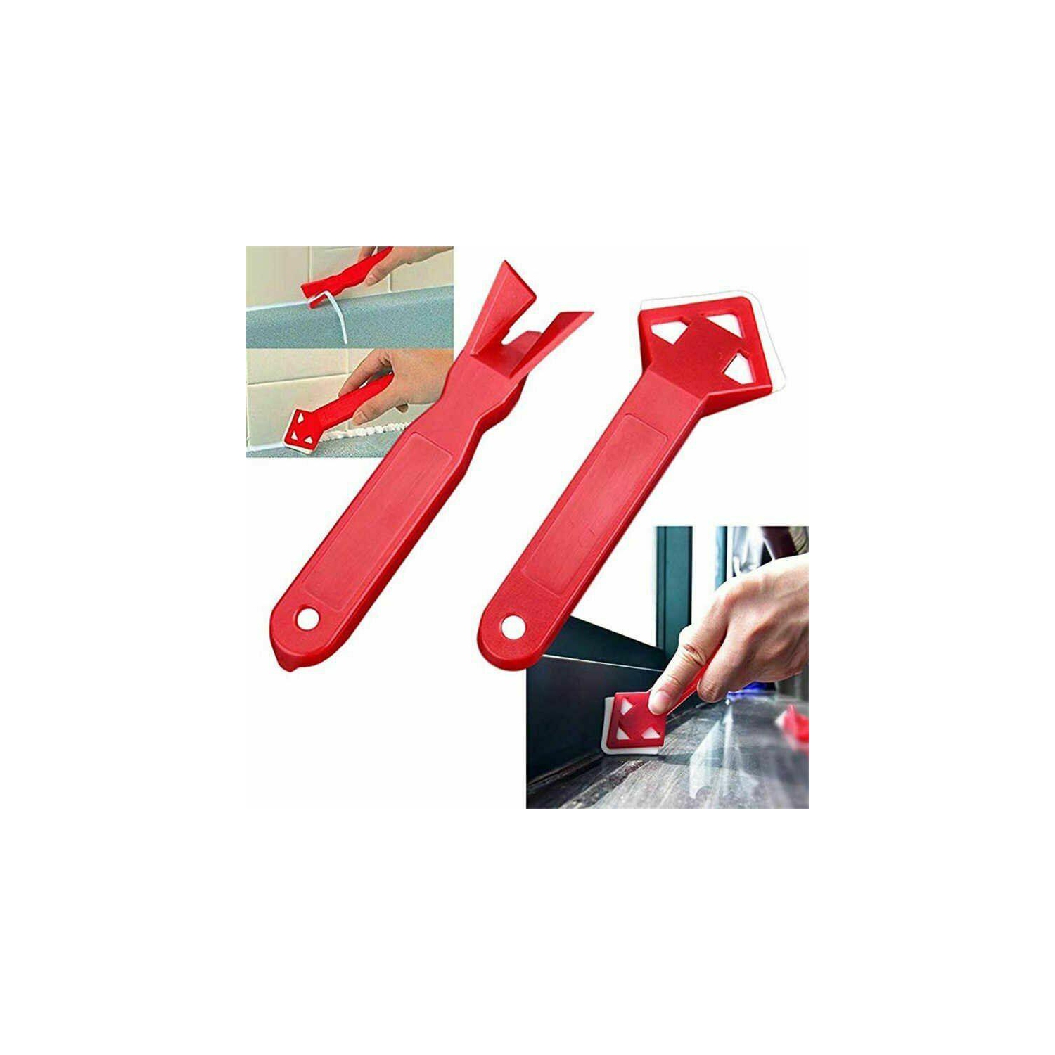 Silicone Sealant Cement Scraper Caulking Finishing Tool Spreader Spatula Remover