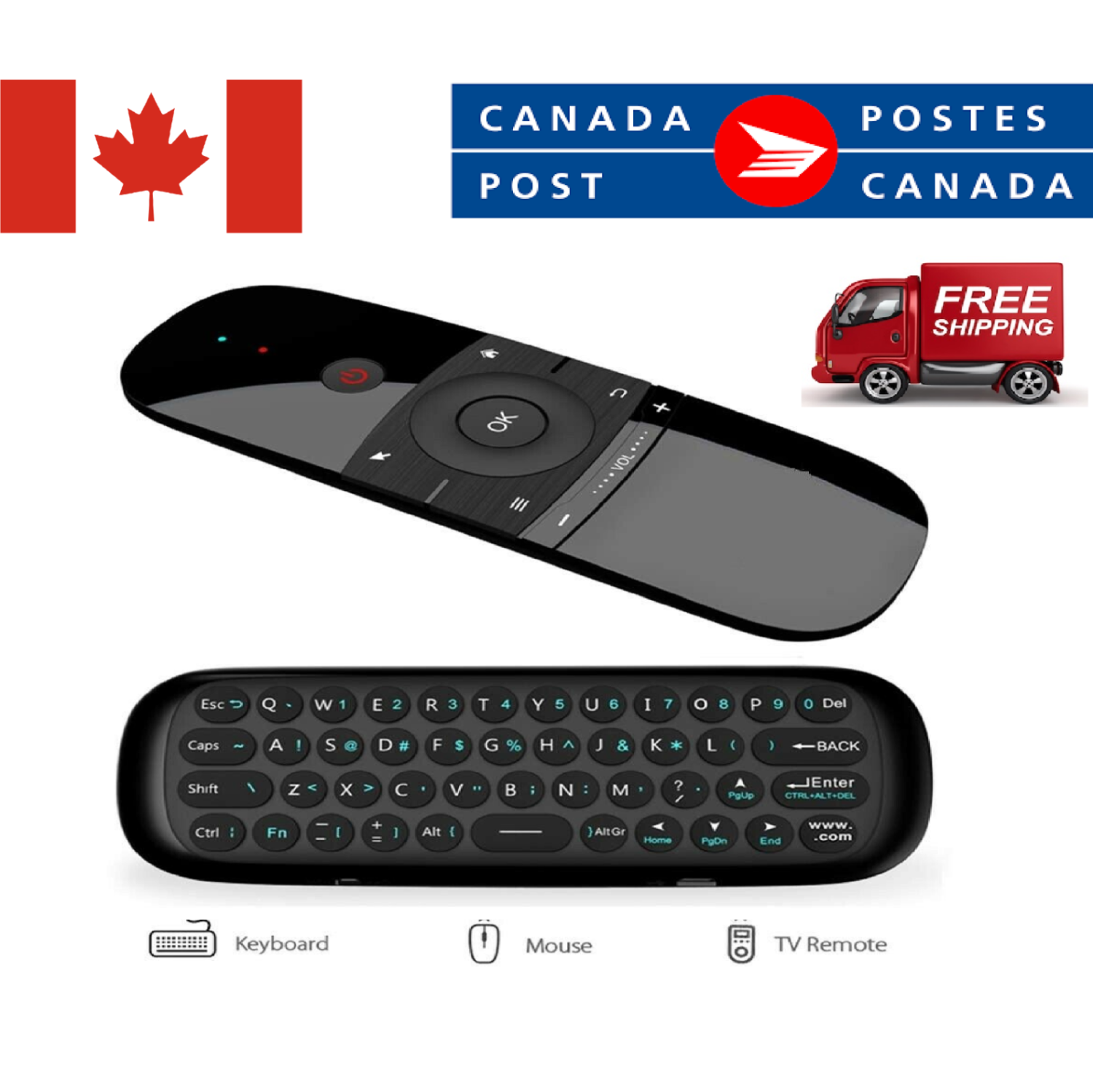 Air Mouse Remote with Keyboard