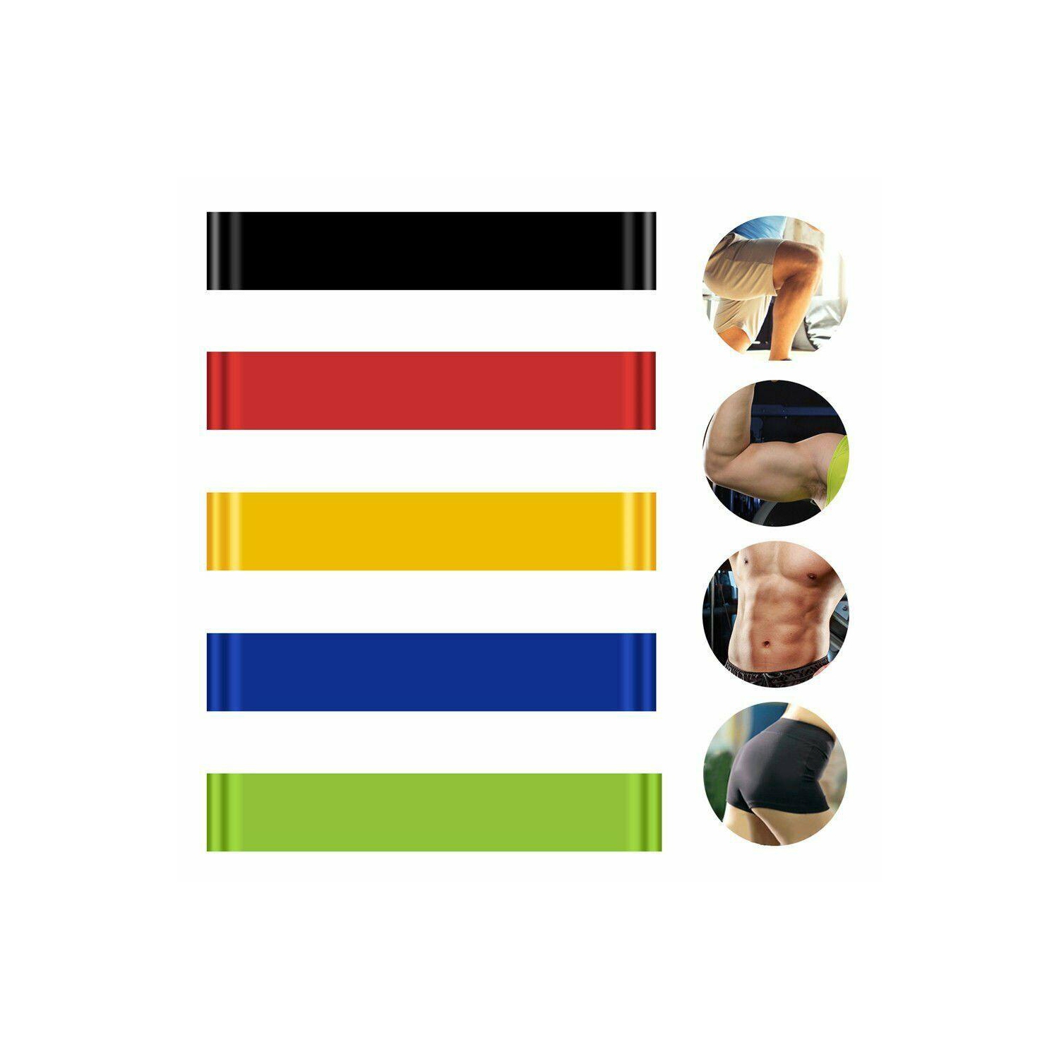 Simplifiez les bandes de résistance pour le yoga faites travailler vos muscles en 5