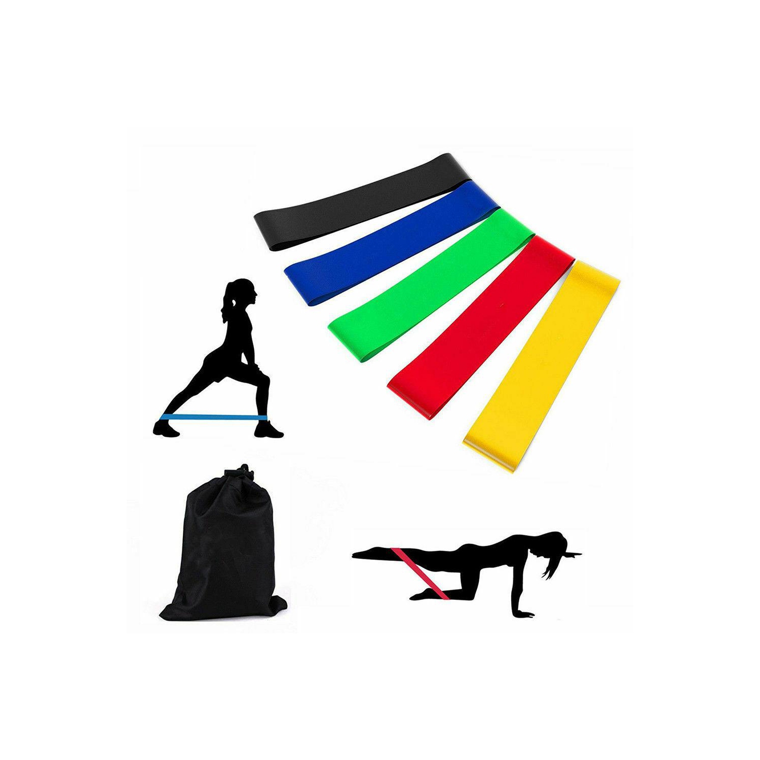 Simplifiez les bandes de résistance pour le yoga faites travailler vos muscles en 5