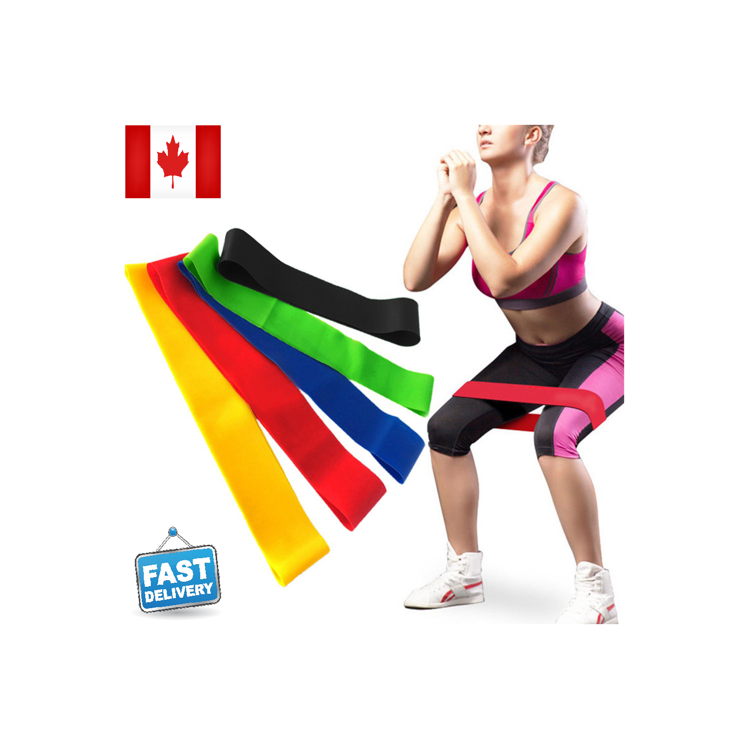 Simplifiez les bandes de résistance pour le yoga faites travailler vos muscles en 5