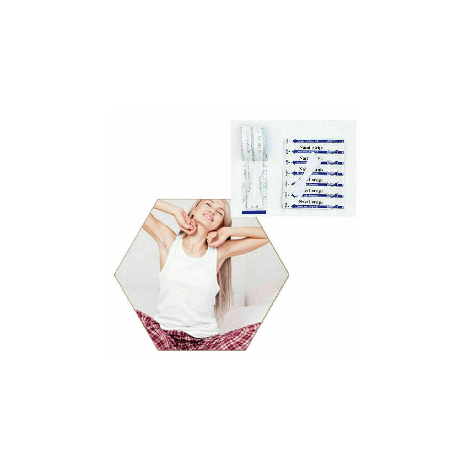 30PCs Nasal Strip Breath Way Stop Snoring Easier Clear benefit Nose Strips night