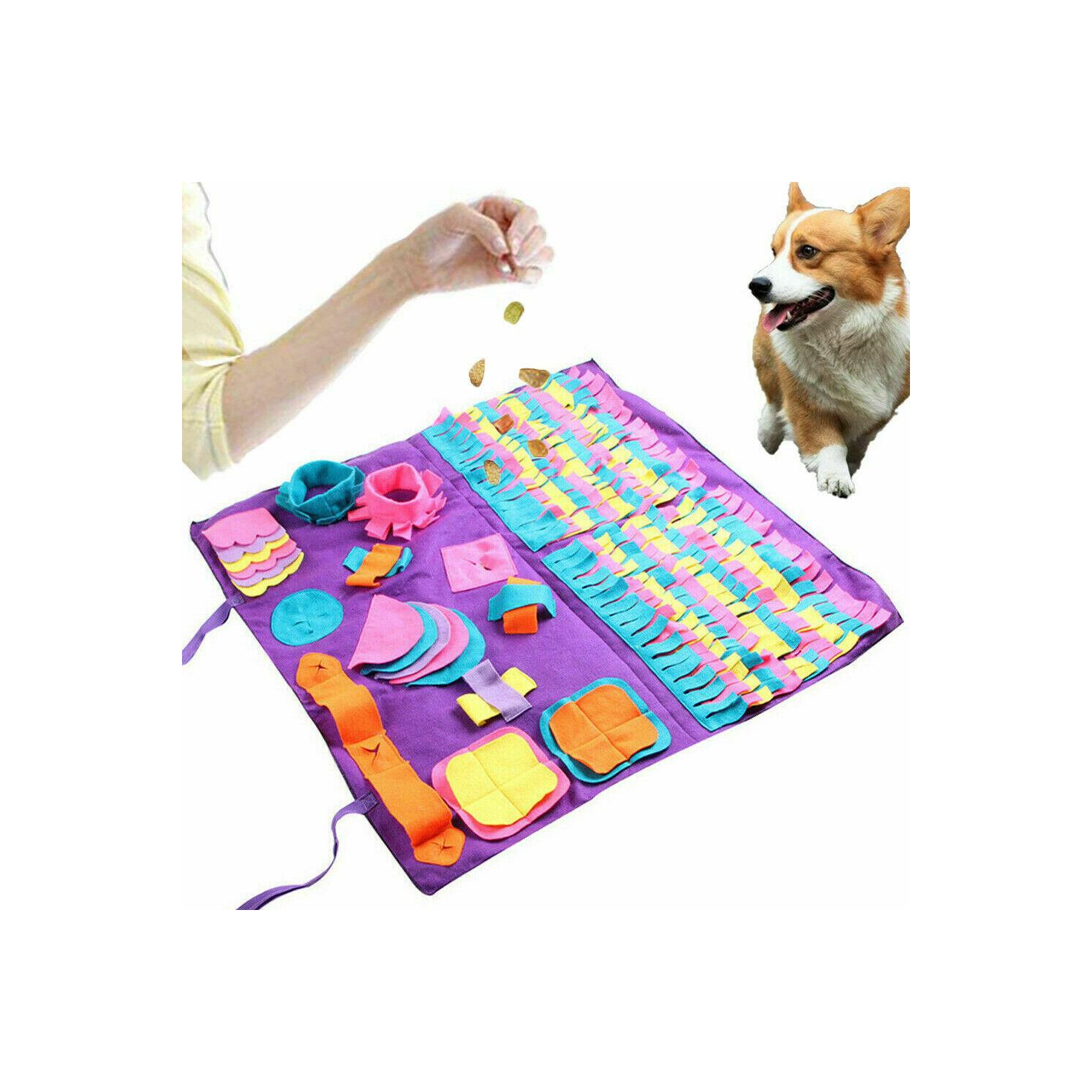 PET Snusoufflé mat Skills pour chiens jeu d’alimentation en bol pour chiens de remise en forme
