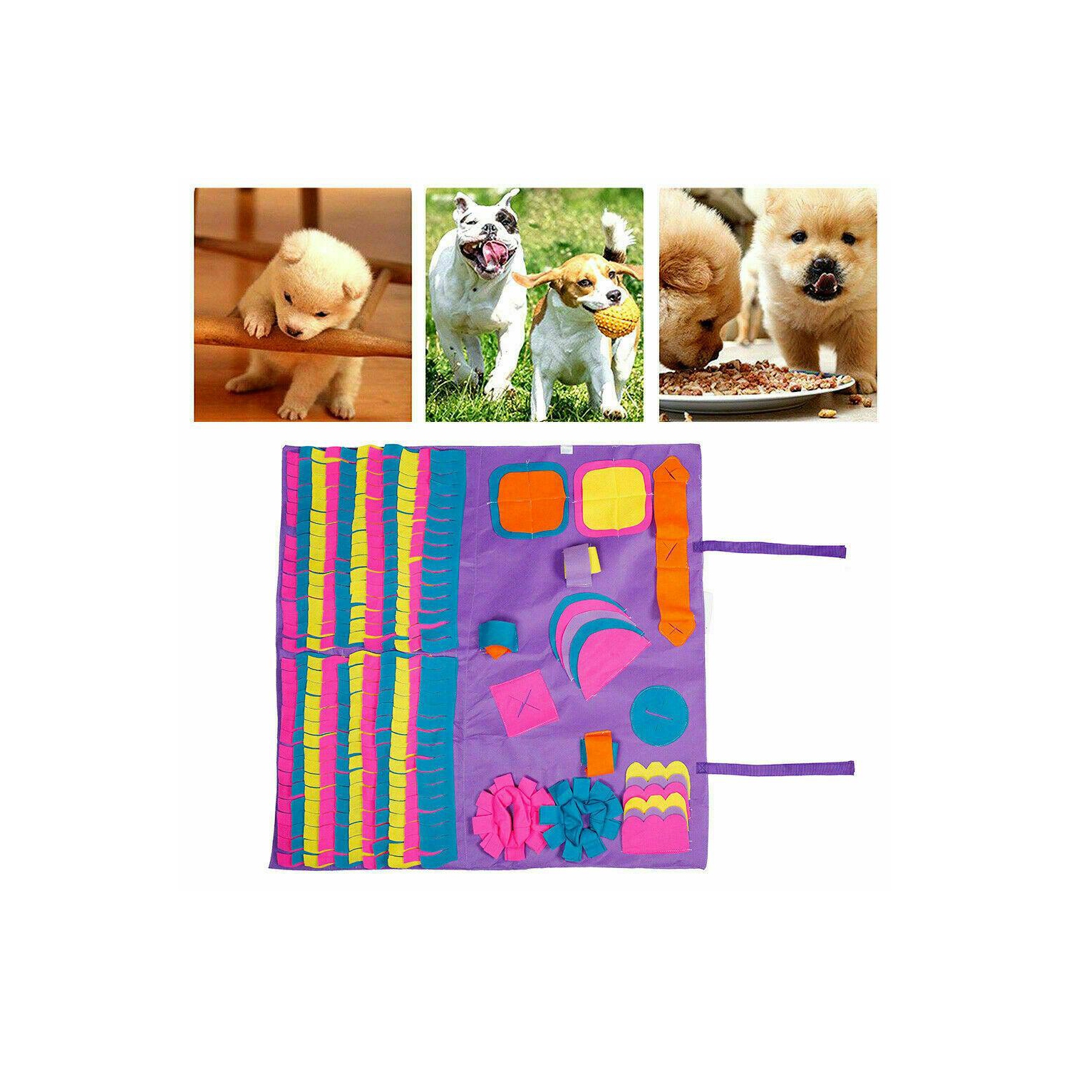 PET Snusoufflé mat Skills pour chiens jeu d’alimentation en bol pour chiens de remise en forme