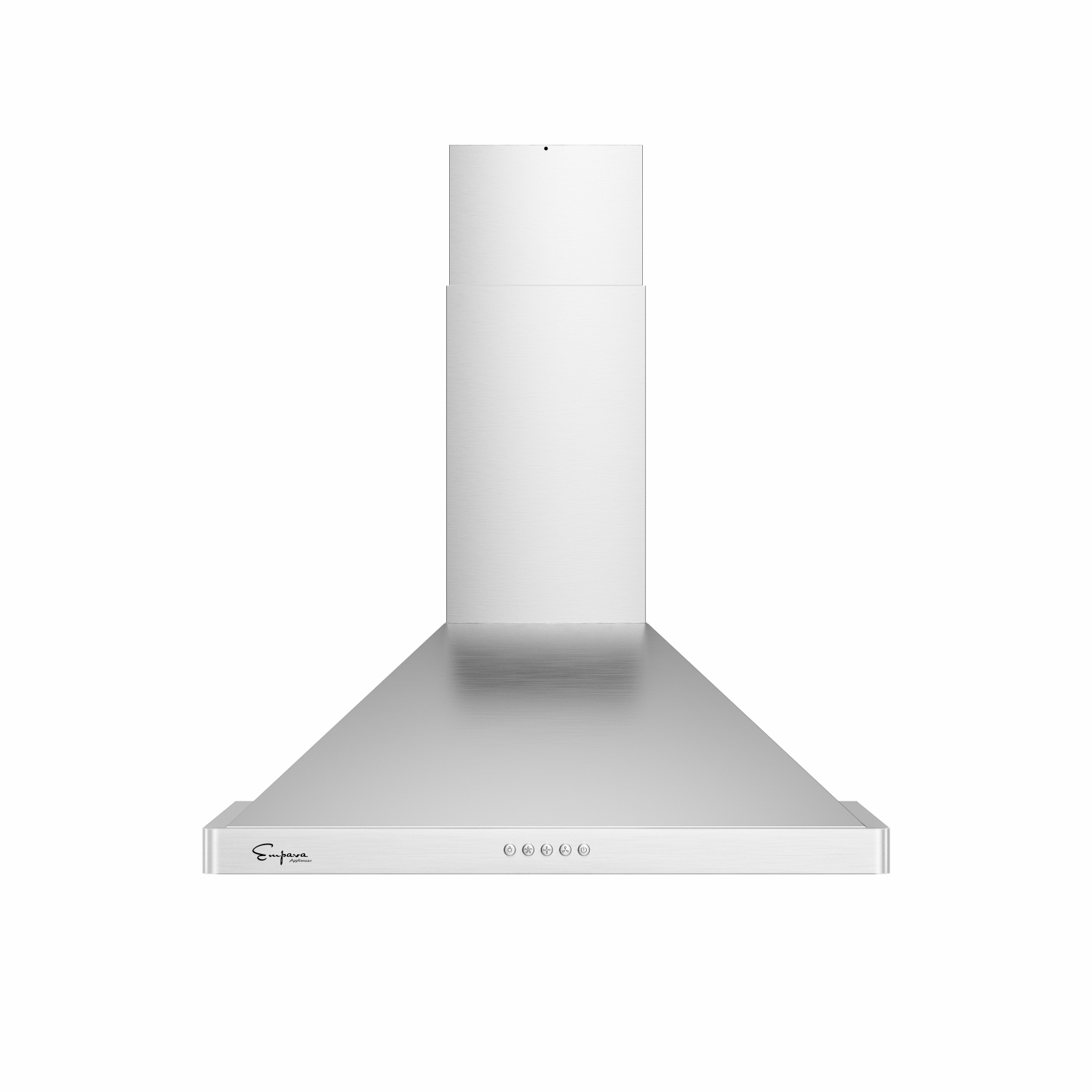 Empava 30 in. 400 CFM Wall Mount Range Hood - Ducted Exhaust Kitchen Vent - Push Button Controls - 3 Speed Fan - Permanent Filter - LEDs Light