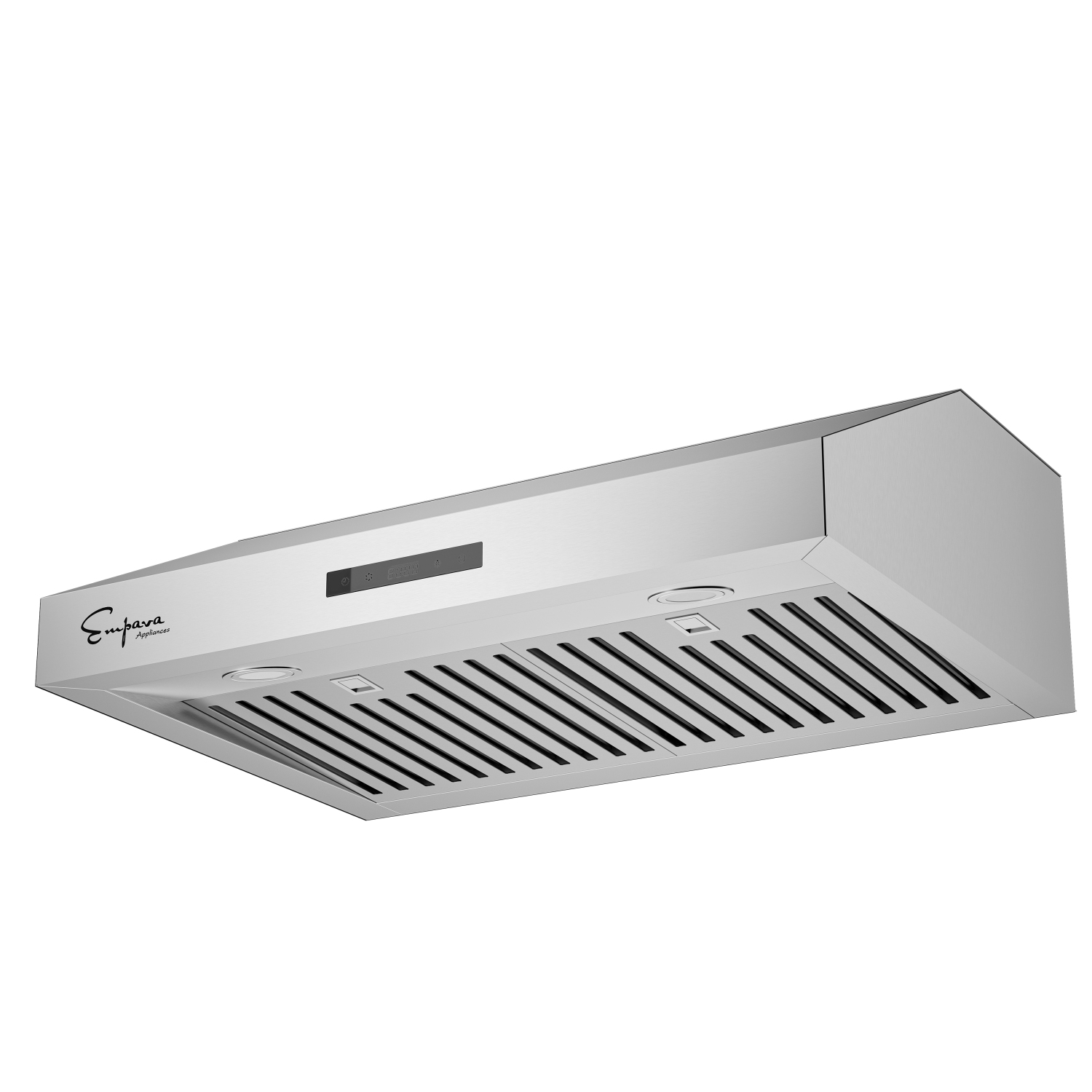 Empava 30 in. Kitchen 400 CFM Ducted Under Cabinet Range Hood with Soft Touch Controls - Sealed Aluminum Motor - Permanent Filters - LED Lights in