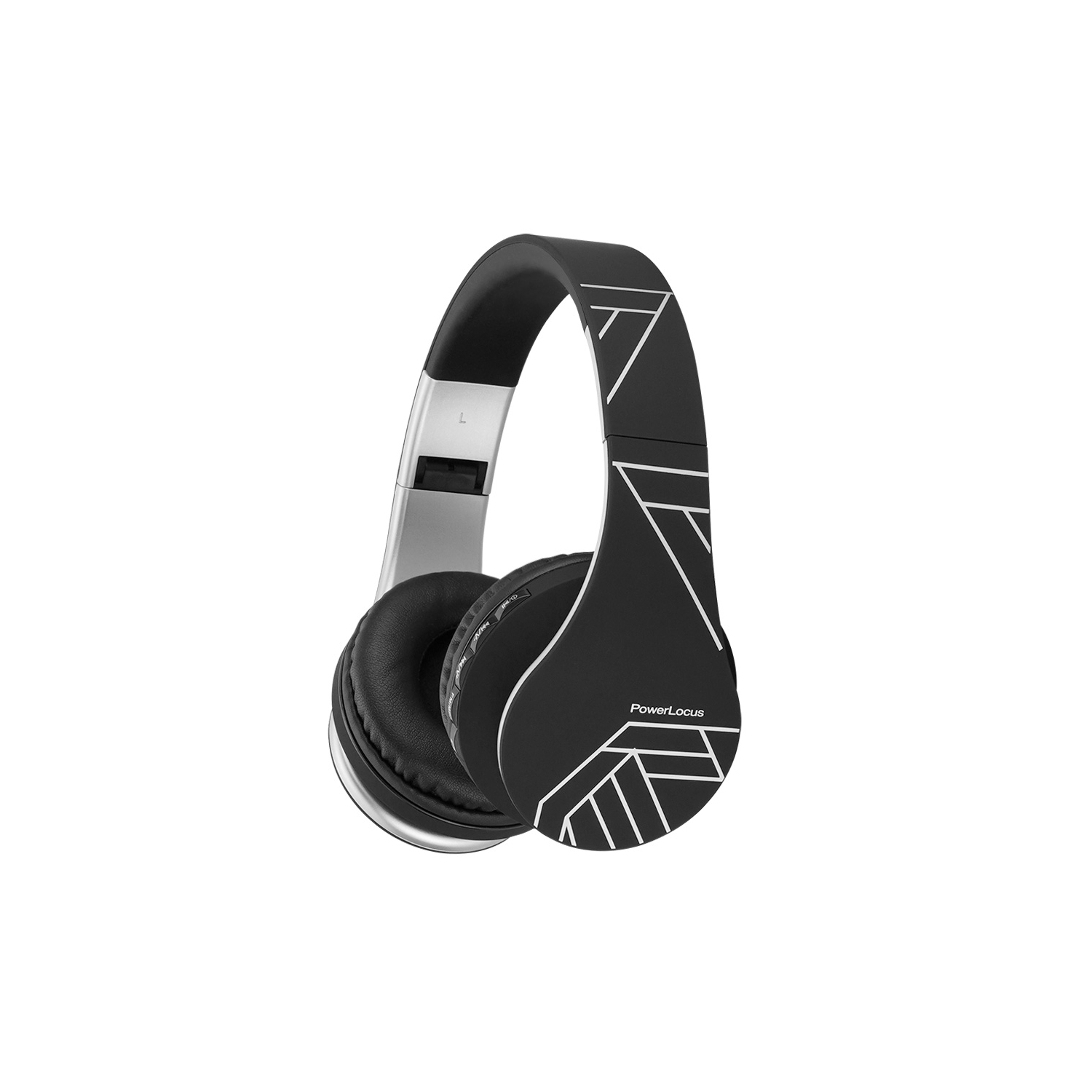 PowerLocus P1 Bluetooth Headphones Over-Ear, with Microphone, Micro SD  slot, FM Radio - Silver | Best Buy Canada