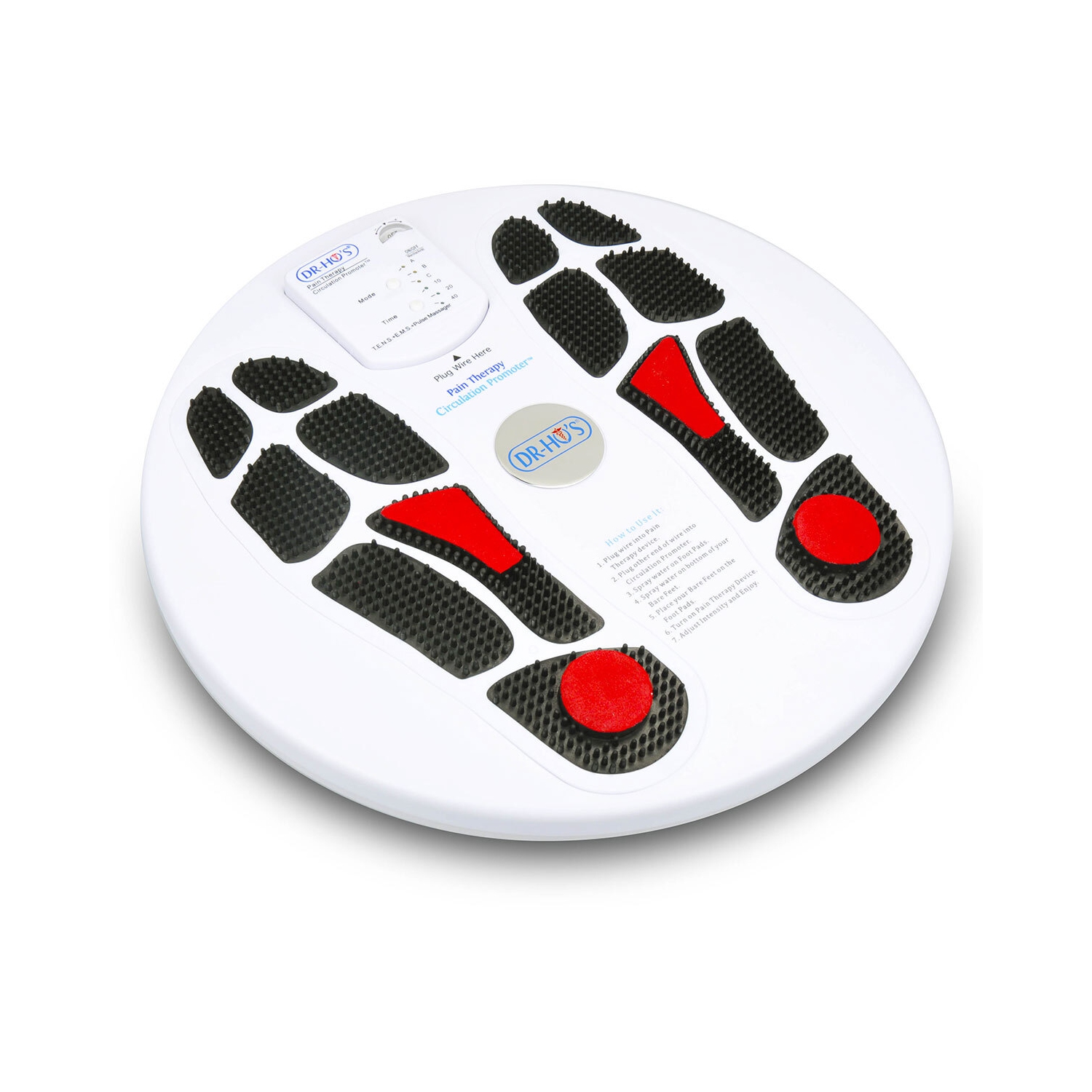 DR-HO'S Circulation Promoter - Ultimate Package - includes DR-HO'S Circulation Promoter, 20 Regular Body Pads, 6 Large Body Pads, Foot Massage Pads,