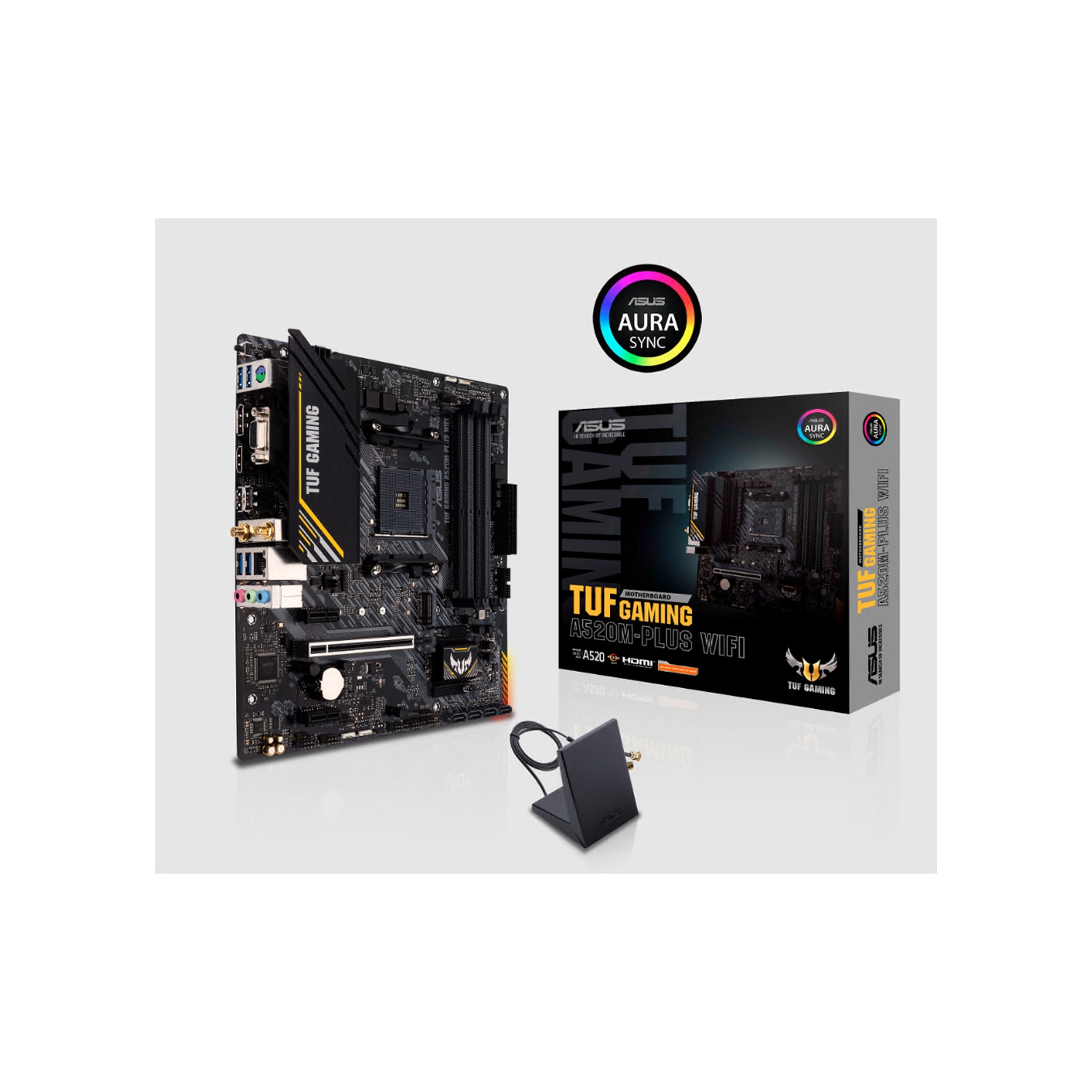 TUF GAMING A520M-PLUS WIFI Gaming Desktop Motherboard - AMD Chipset - Socket AM4 - Micro ATX