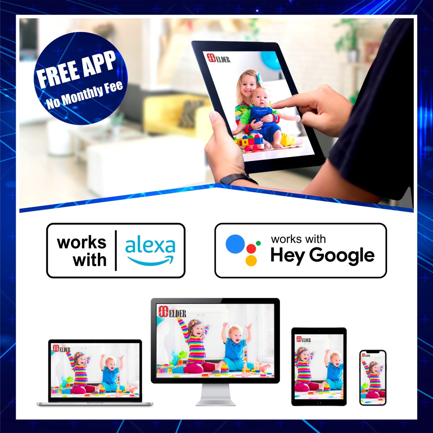 Elder AI Security Camera System Motorized 12MP NVR 8Ch PoE, 8-Camera 4K Dual-Light Outdoor 4TB, Sony Sensor & NDAA, Long-Range Night Vision, Full