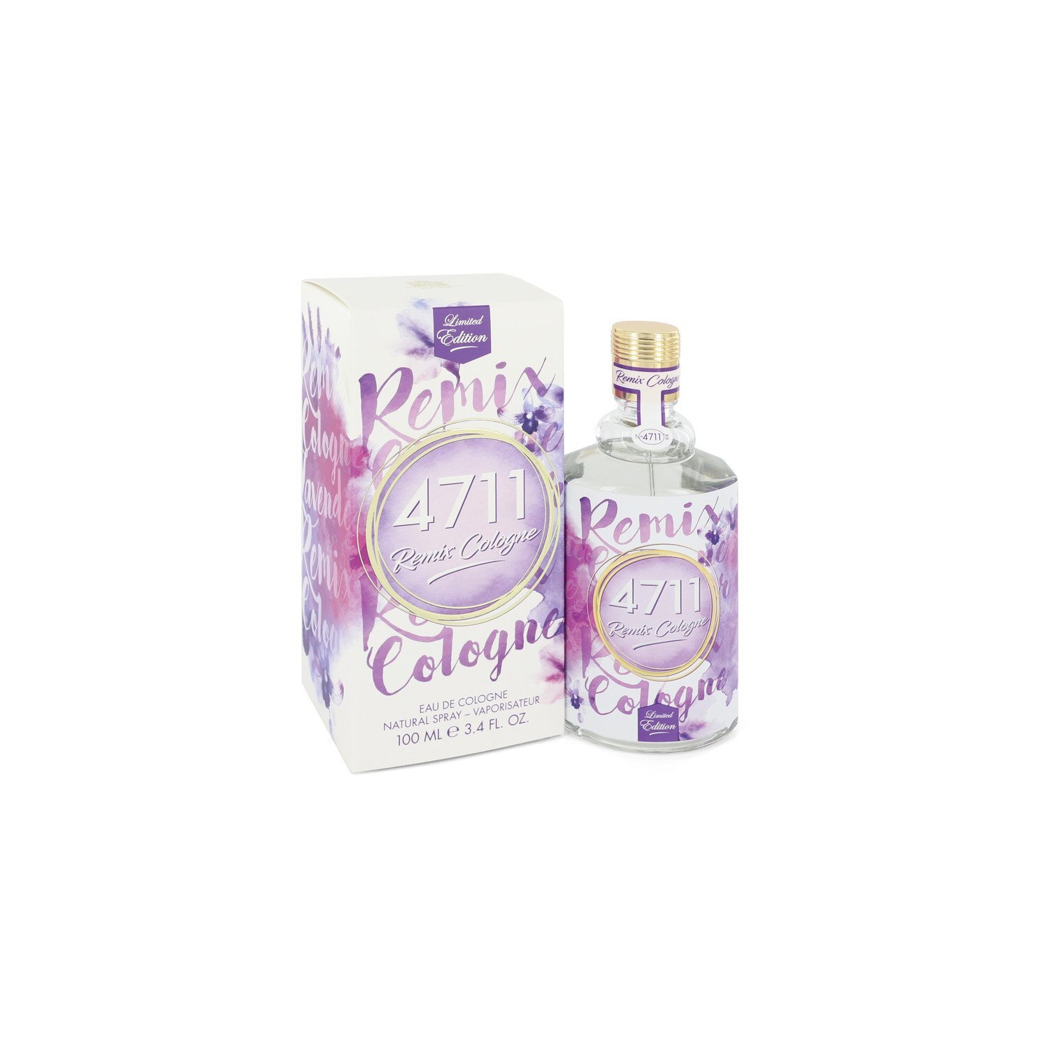 4711 Remix Lavender by 4711 Eau De Cologne Spray (Unisex) oz