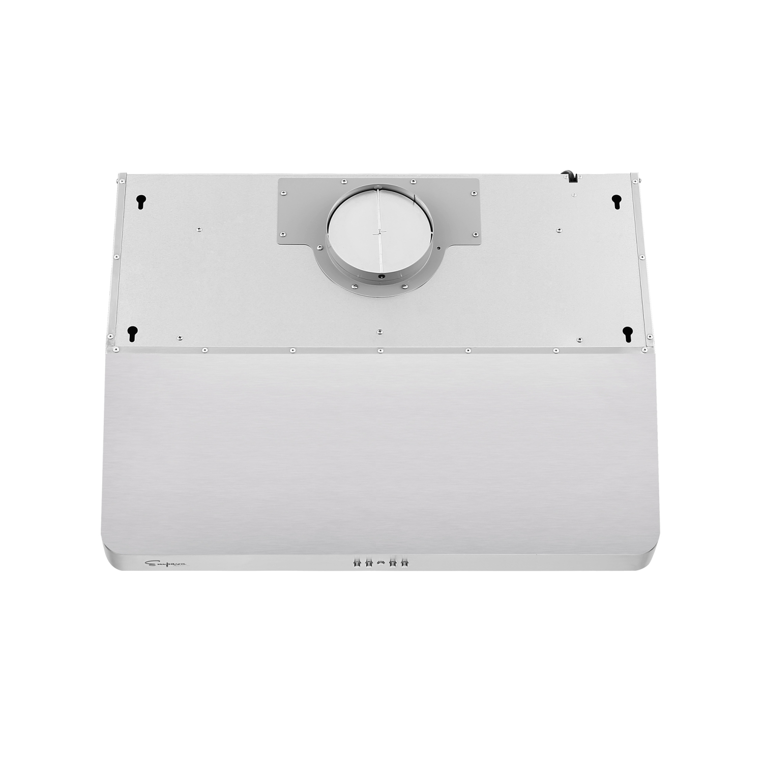 Empava 30 In. 500 CFM Ducted Under Cabinet Range Hood with Push Button Controls - Sealed Aluminum Motor – 3 Speeds Fans Mechanical Switch