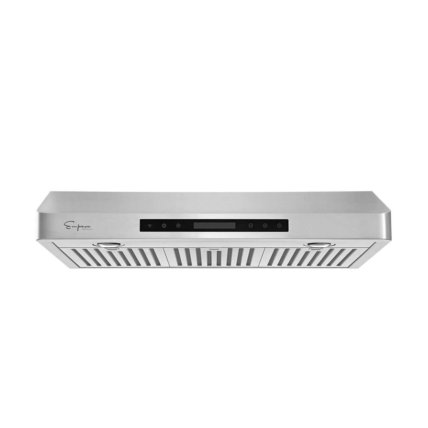 Empava 30 In. 500 CFM Ducted Under Cabinet Range Hood with Soft Touch Controls - Sealed Aluminum Motor – 4 Speeds Fans Electronic Switch – Baffle Filters - LED Lights in Stainless Stee
