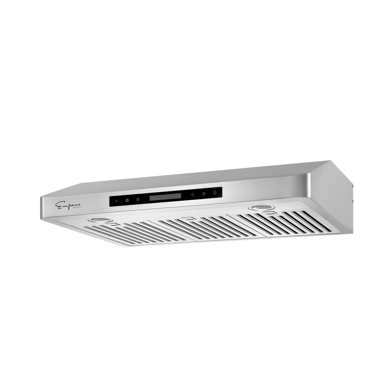 Empava 30 In. 500 CFM Ducted Under Cabinet Range Hood with Soft Touch Controls - Sealed Aluminum Motor – 4 Speeds Fans Electronic Switch