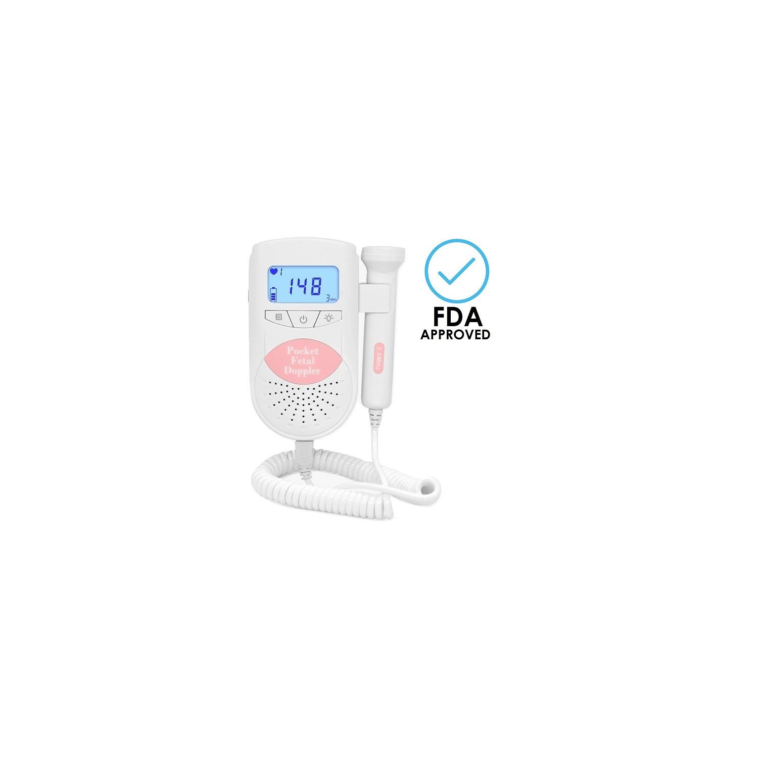 Fetal Doppler | Baby Heart Monitor with Gel – Health Canada Licensed – JPD-100S6