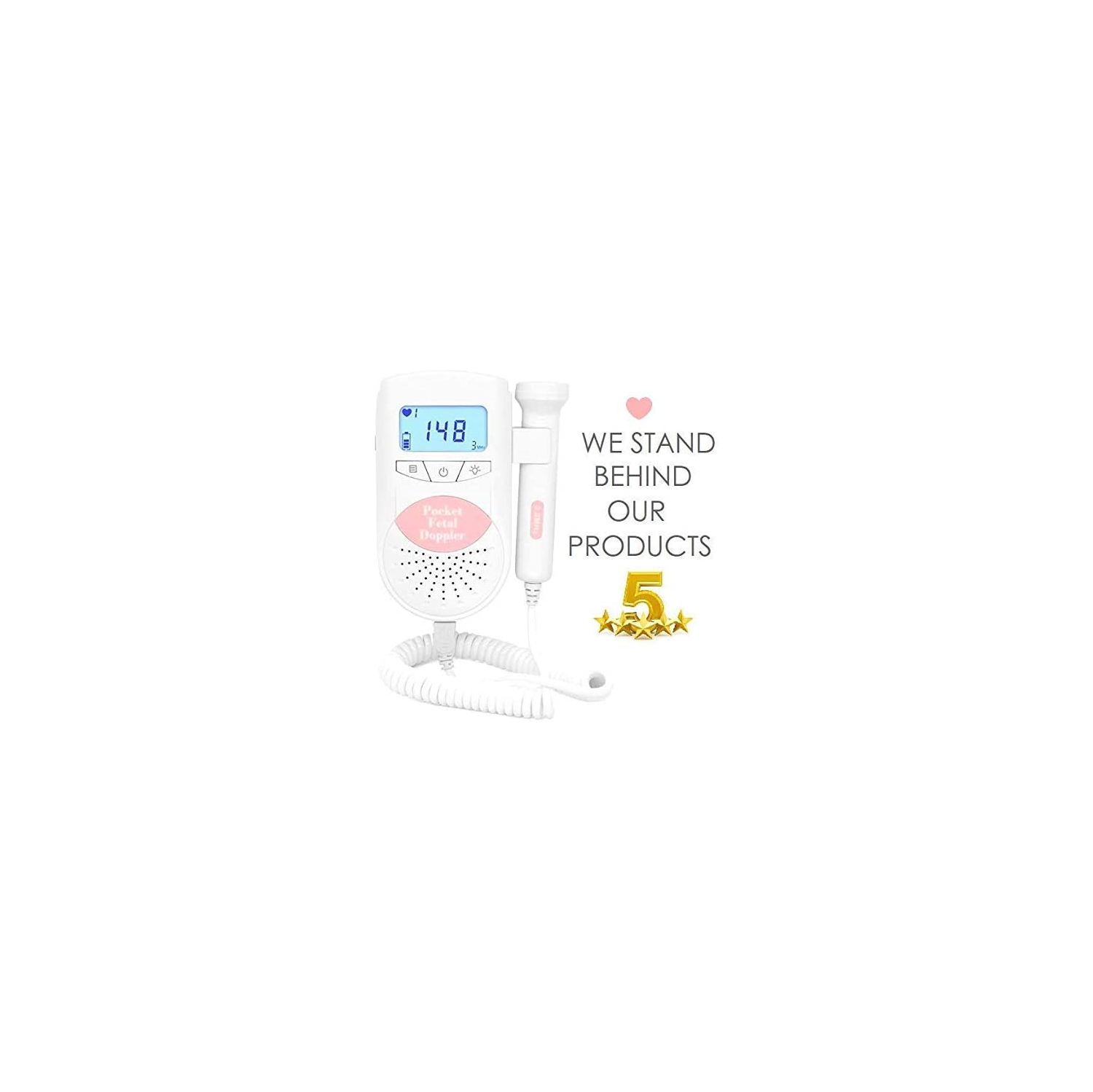 Fetal Doppler | Baby Heart Monitor with Gel – Health Canada Licensed – JPD-100S6