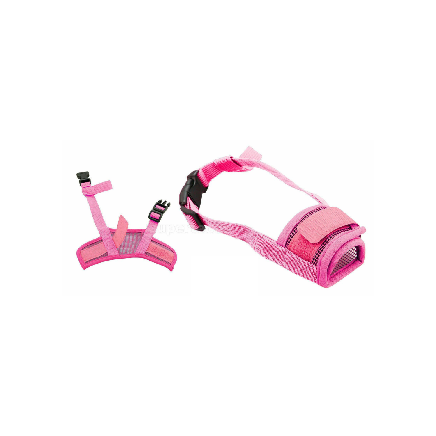 Solde de bar pour chiens animaux de compagnie en nylon souple anti-brûlage réglable anti-Barking - solde à prix réduit