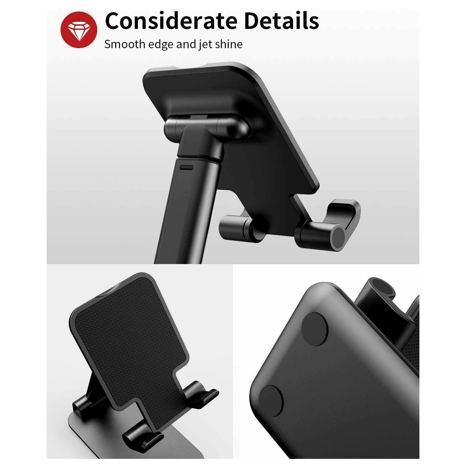 Adjustable & Foldable Mobile Cell Phone Stand for Table,Desktop,Home Cell Phone