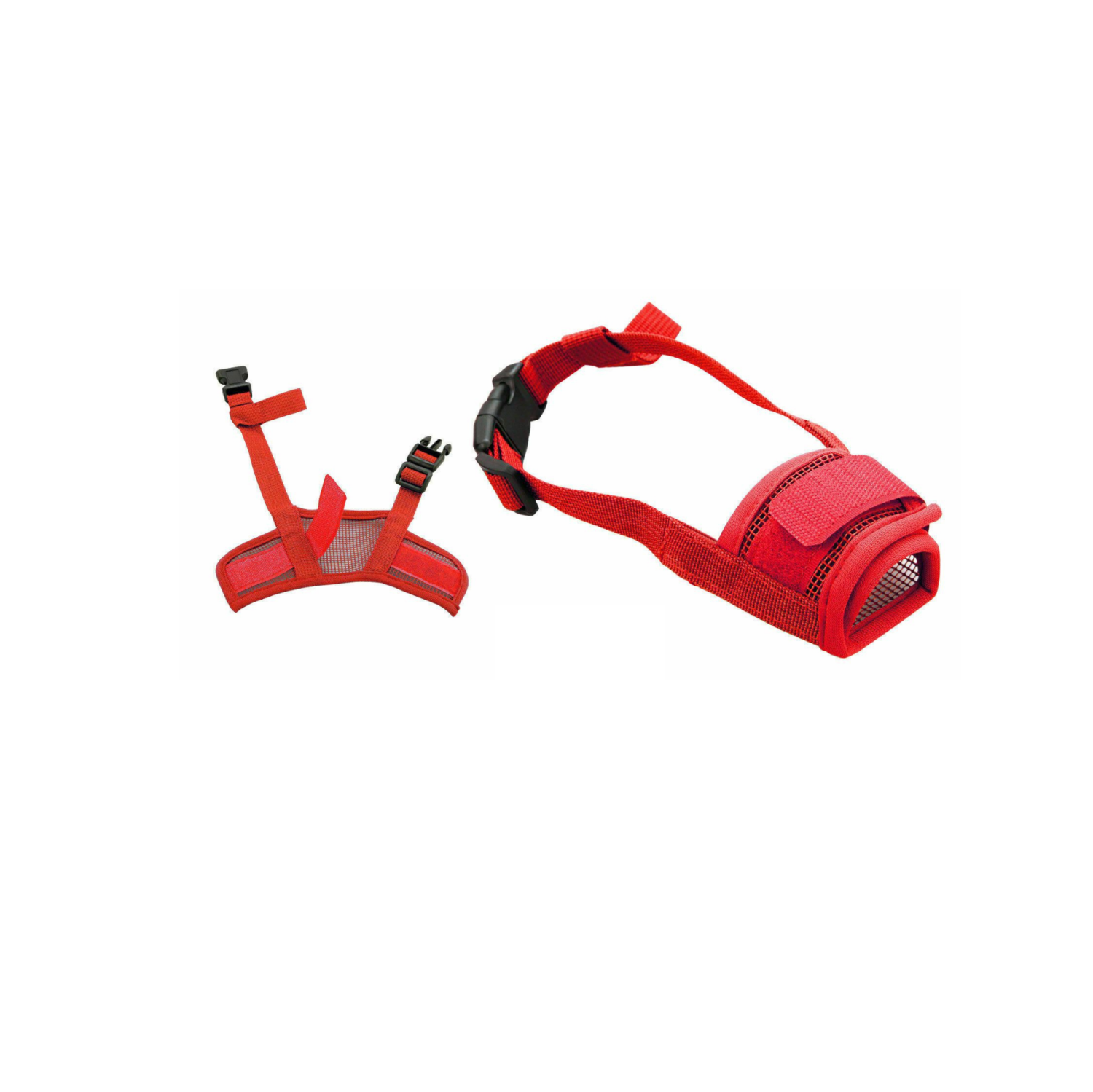 Solde de bar pour chiens animaux de compagnie en nylon souple anti-brûlage réglable anti-Barking - solde à prix réduit