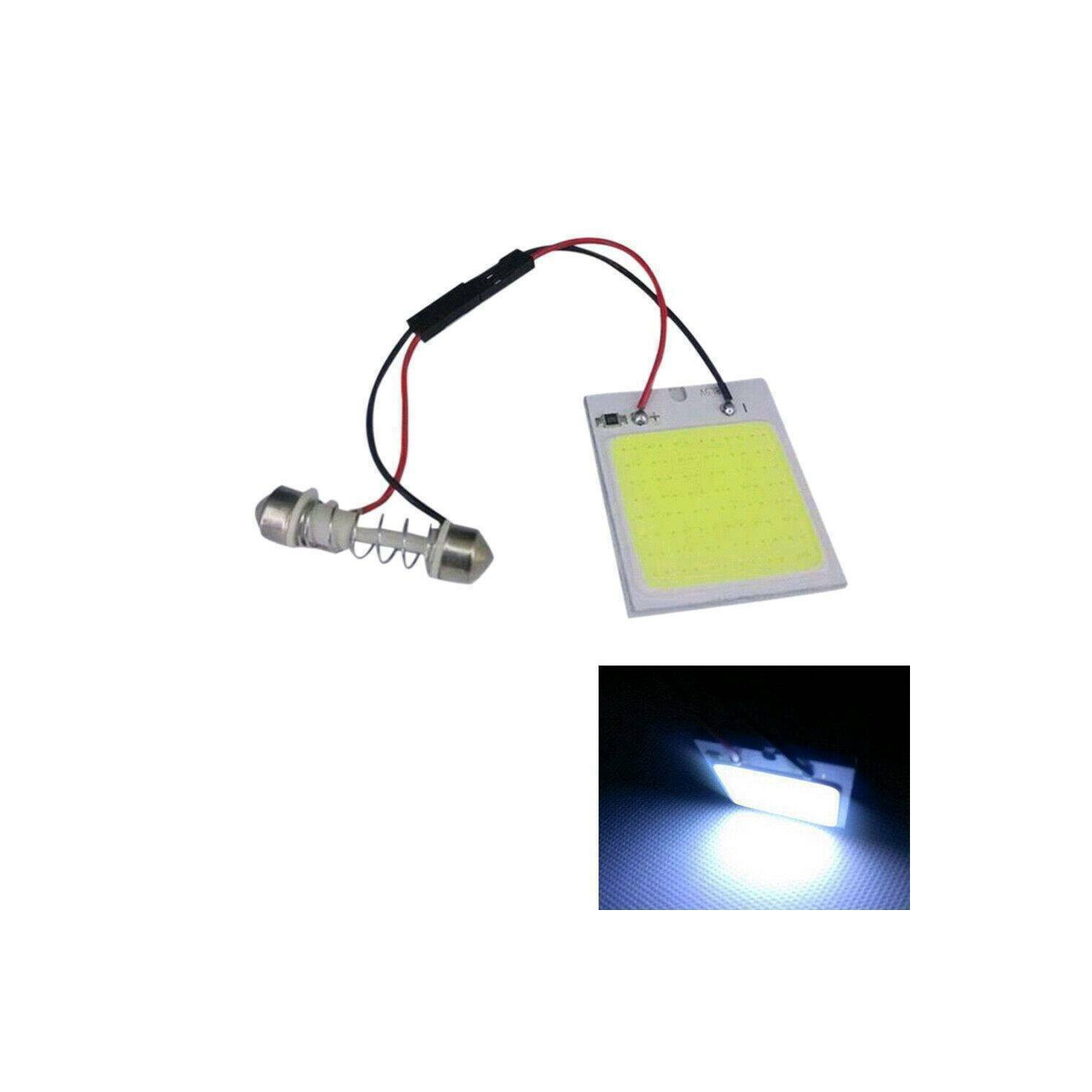 20x White 48 SMD LED T10 4W 12V Car Interior Panel Light Dome Lamp Bulb White