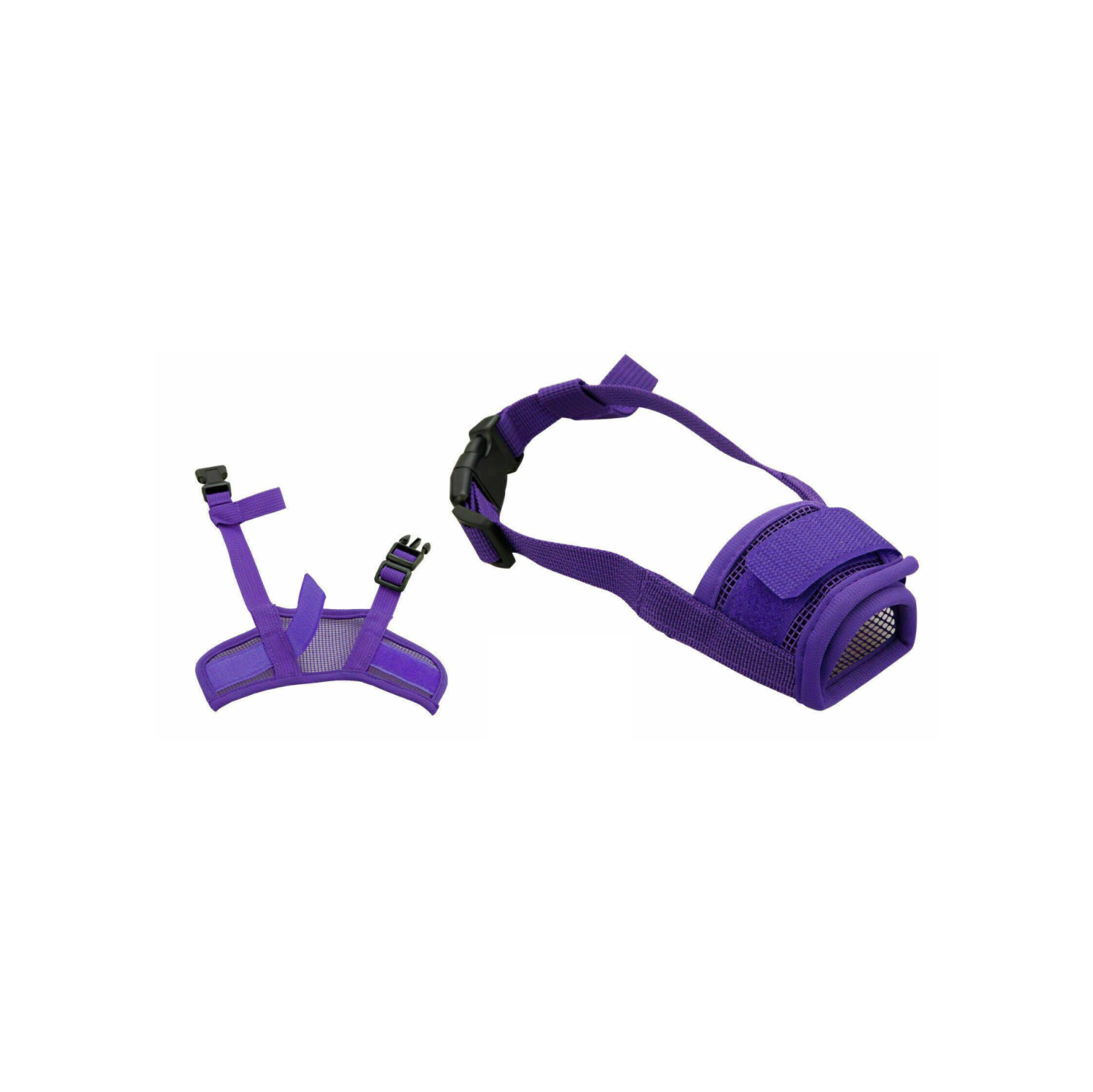 Solde de bar pour chiens animaux de compagnie en nylon souple anti-brûlage réglable anti-Barking - solde à prix réduit