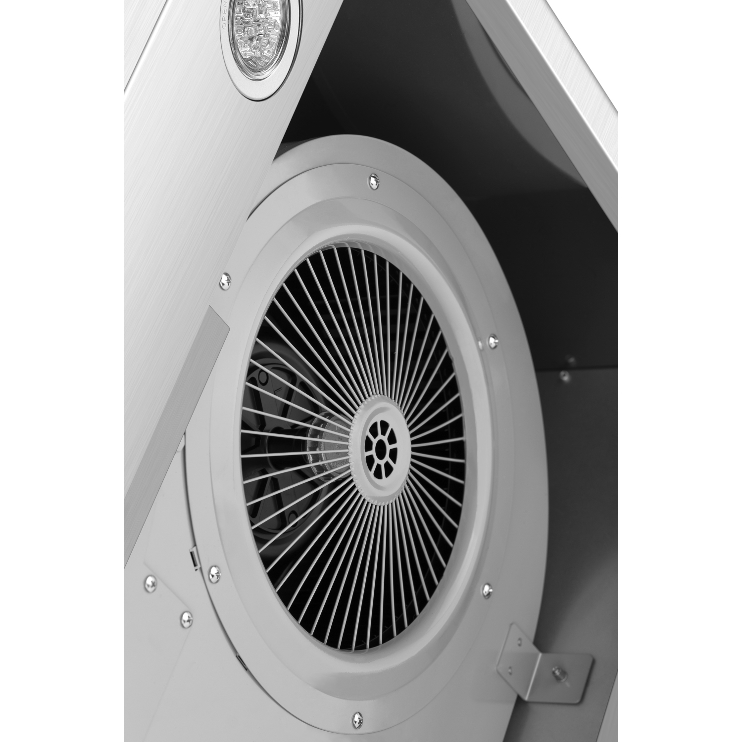 « Emporva », 36 po Hotte de dessous d’armoire de 500 pi3/min avec commandes à bouton-poussoir – moteur en aluminium scellé double – filtres