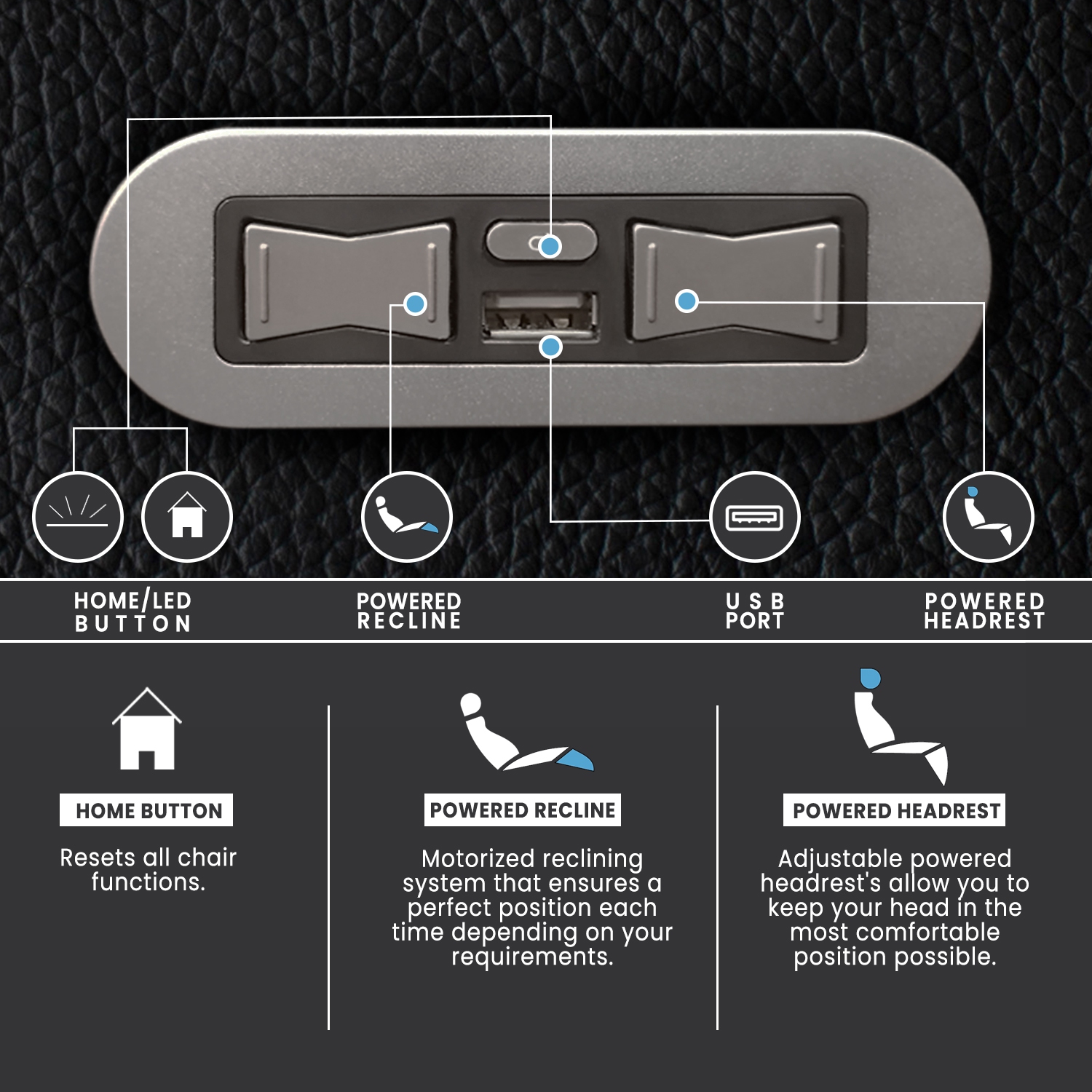 11000 3 sièges en cuir nappa italien pleine fleur avec console centrale rabattable Oxford de Valencia