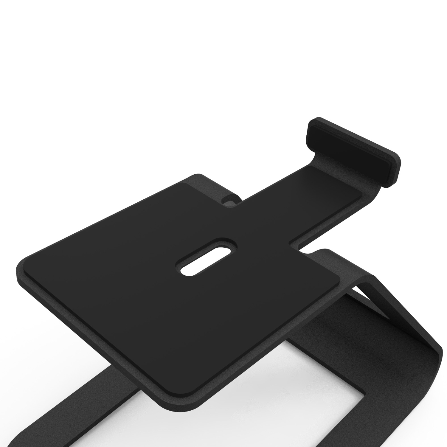 Kanto SE4 Elevated Desktop Speaker Stands for Midsize Speakers, Black, Pair