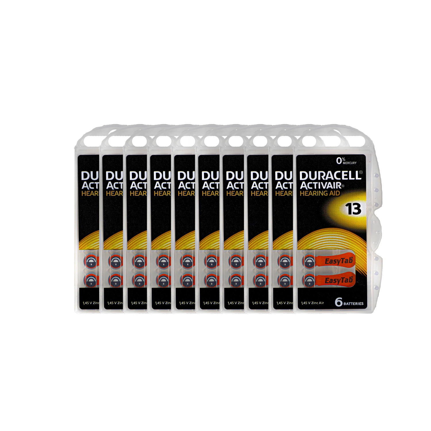 Duracell Activair Size 13(60 Pack) - Hearing Aid Batteries