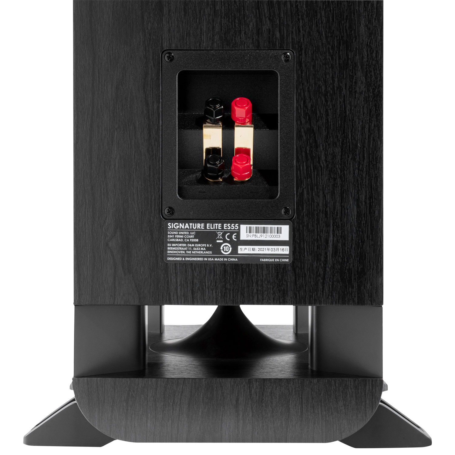 Haut-parleur colonne de 200 W Signature Elite ES55 de Polk Audio - Unité - Noir magnifique