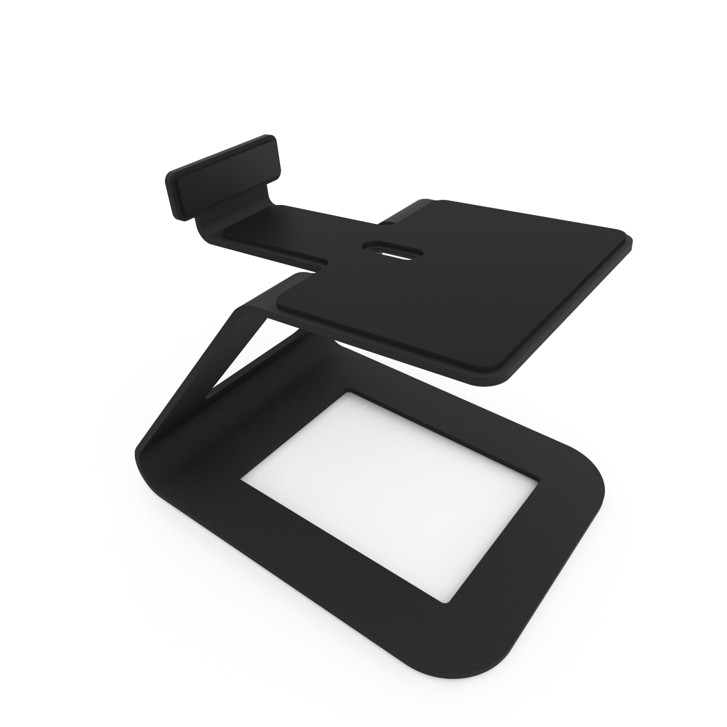 Kanto SE6 Elevated Desktop Speaker Stands for Large Speakers, Black, Pair