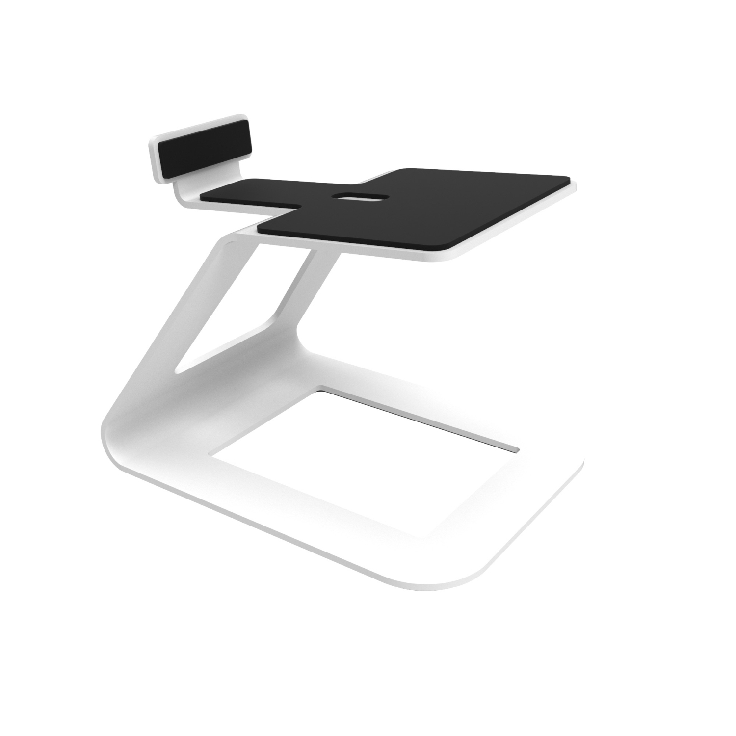 Kanto SE6 Elevated Desktop Speaker Stands for Large Speakers, White, Pair