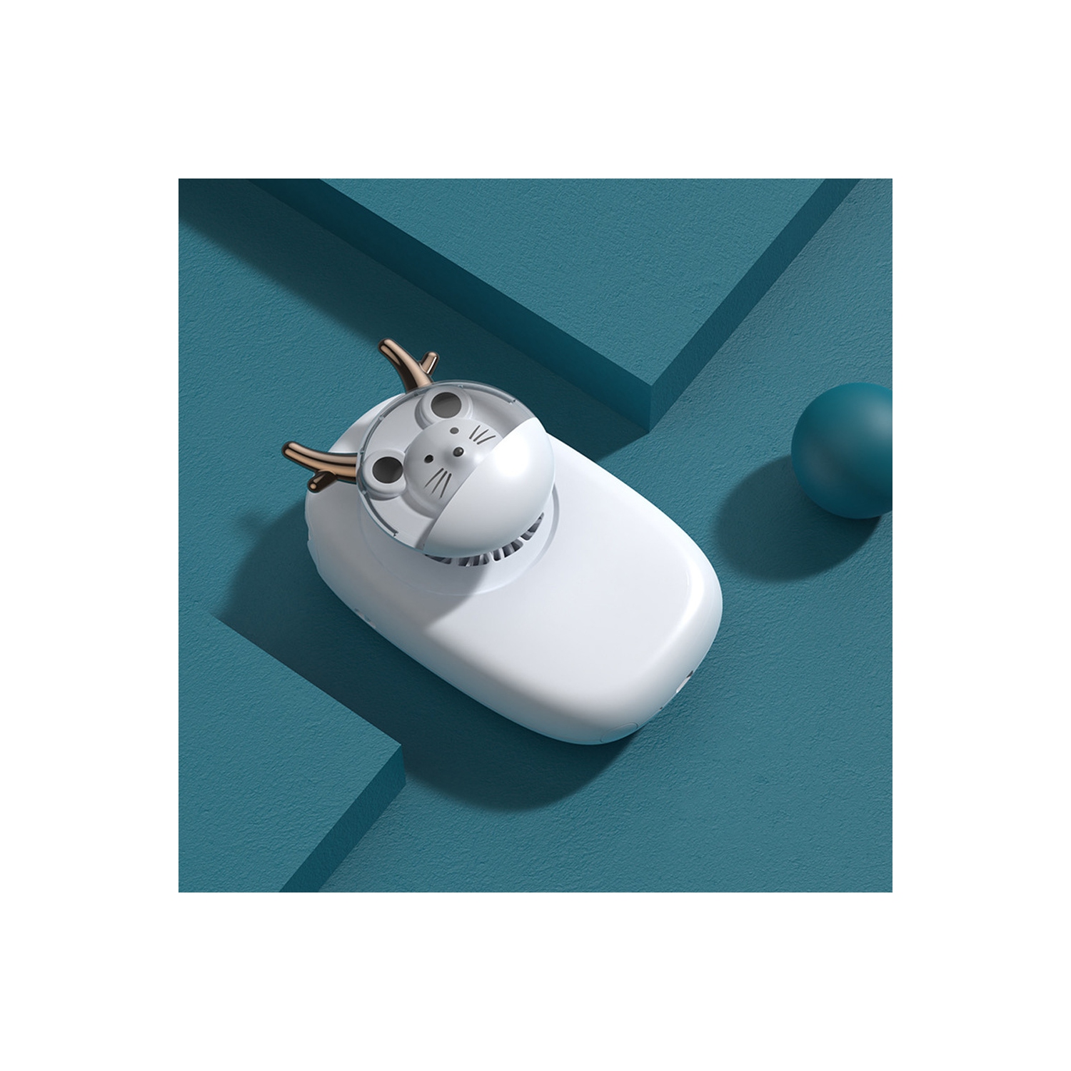 Batterie rechargeable portable pour ventilateur à main paresseux pour voyage/pêche/camping/maison/bureau ventilateur de cou suspendu - axGear