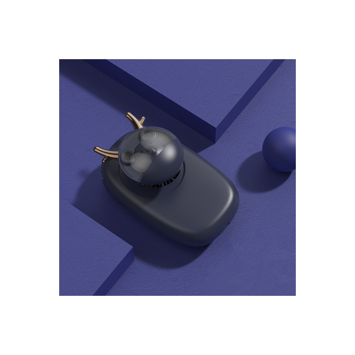 Batterie rechargeable portable pour ventilateur à main paresseux pour voyage/pêche/camping/maison/bureau ventilateur de cou suspendu - axGear