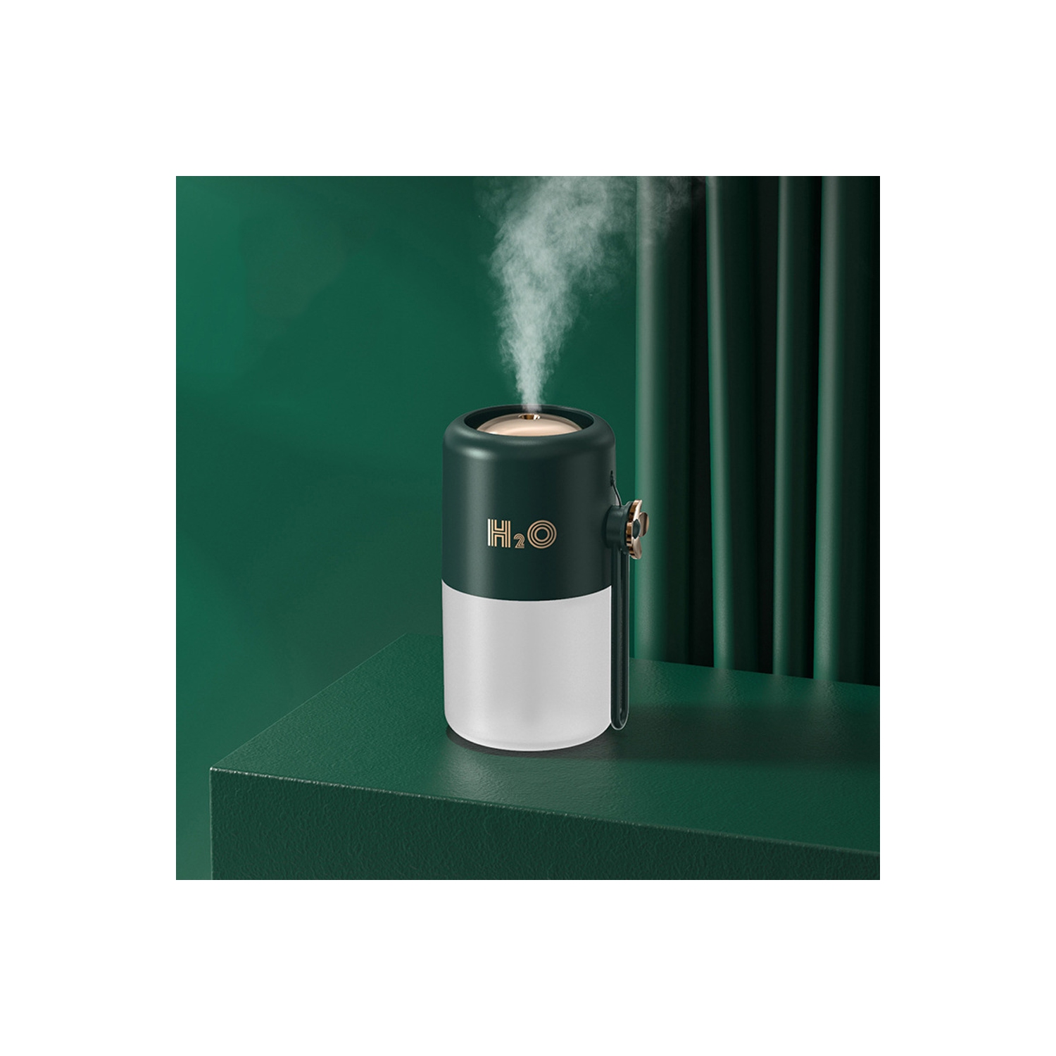 Mini humidificateur 300ML rechargeable avec veilleuse pour bureau de chambre de voiture - axGear