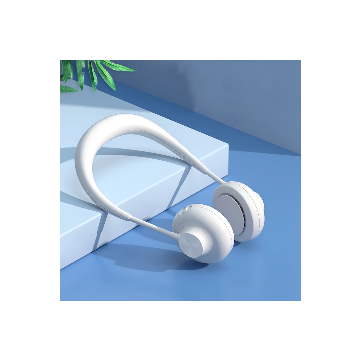 Ventilateur de tour de cou mains libres portable cou suspendu 2 ventilateurs USB Rechargeable ventilateur de sport refroidissement ventilateur