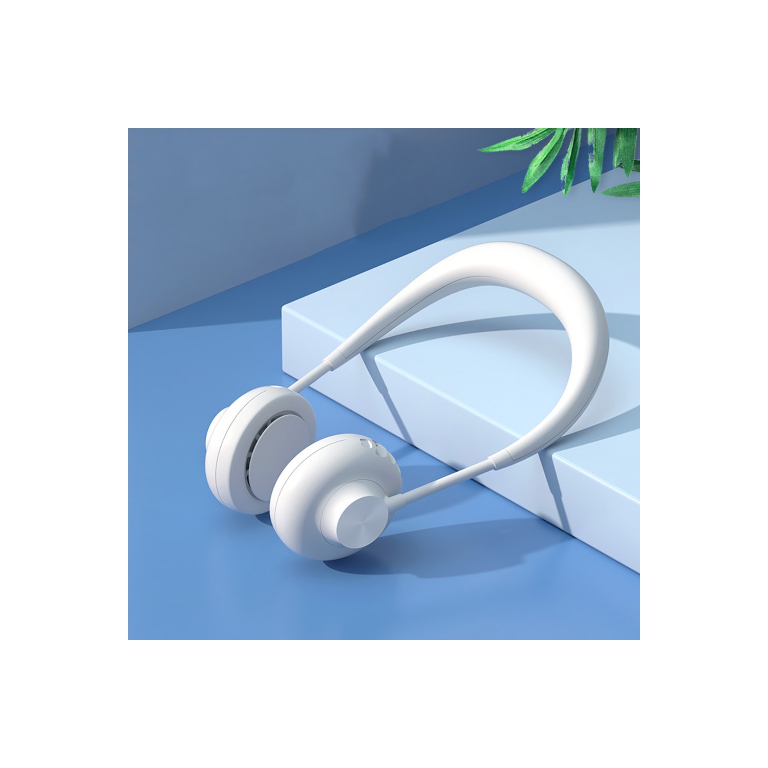 Ventilateur de tour de cou mains libres portable cou suspendu 2 ventilateurs USB Rechargeable ventilateur de sport refroidissement ventilateur