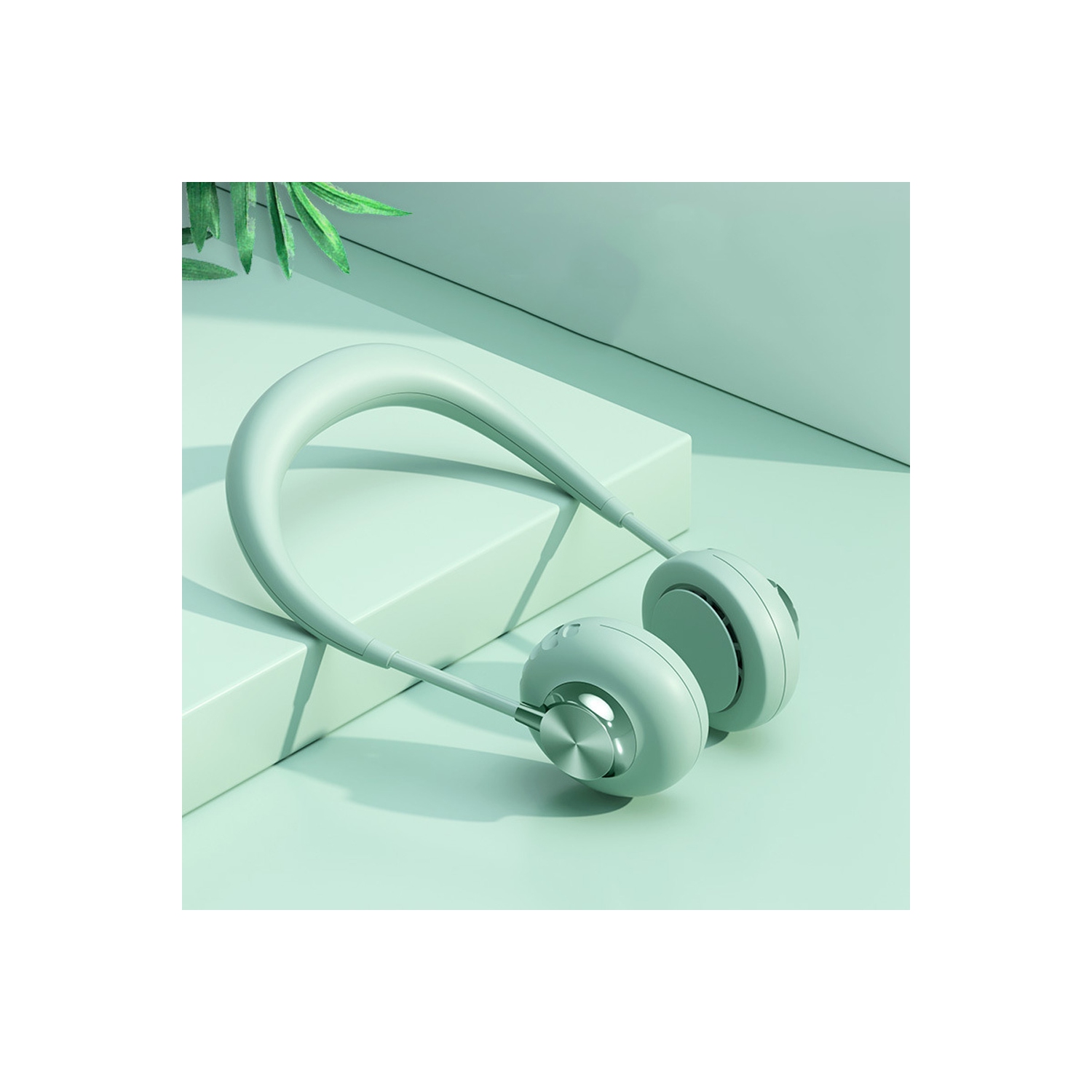 Ventilateur de tour de cou mains libres portable cou suspendu 2 ventilateurs USB Rechargeable ventilateur de sport refroidissement ventilateur