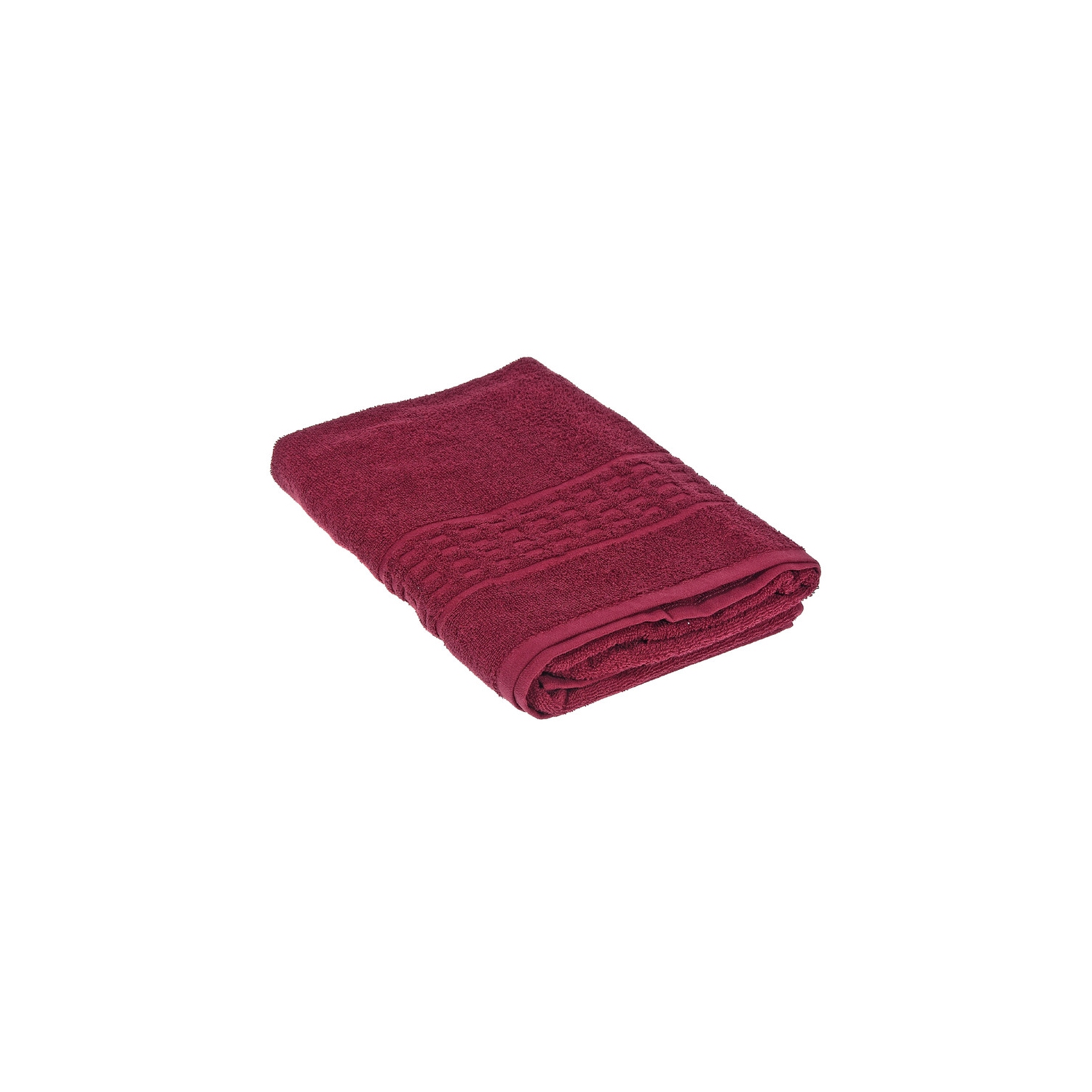Basketweave Serviette De Bain (Bourgogne) - Set of 2