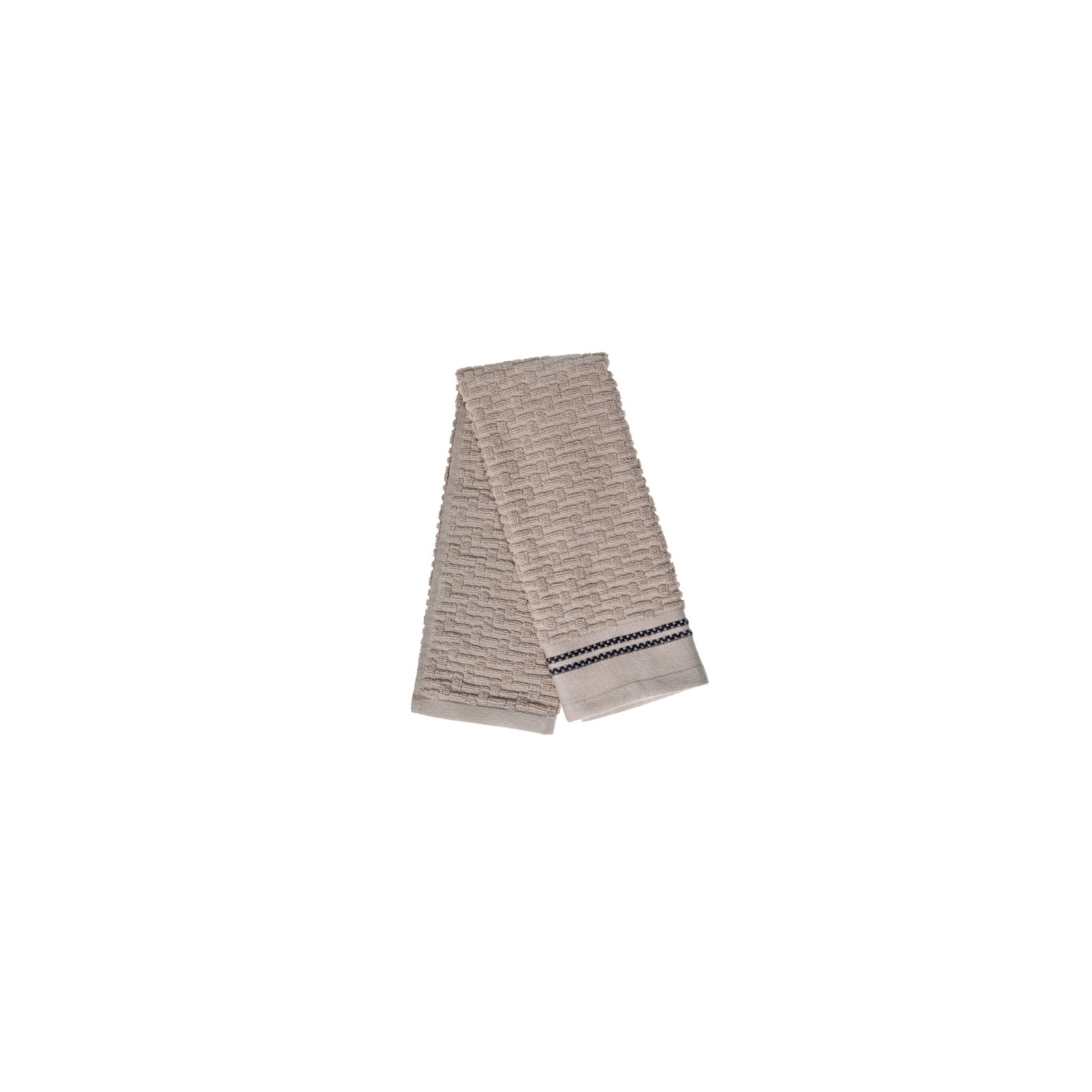 Luxury Stitch Hand Towel (Taupe) - Set of 6