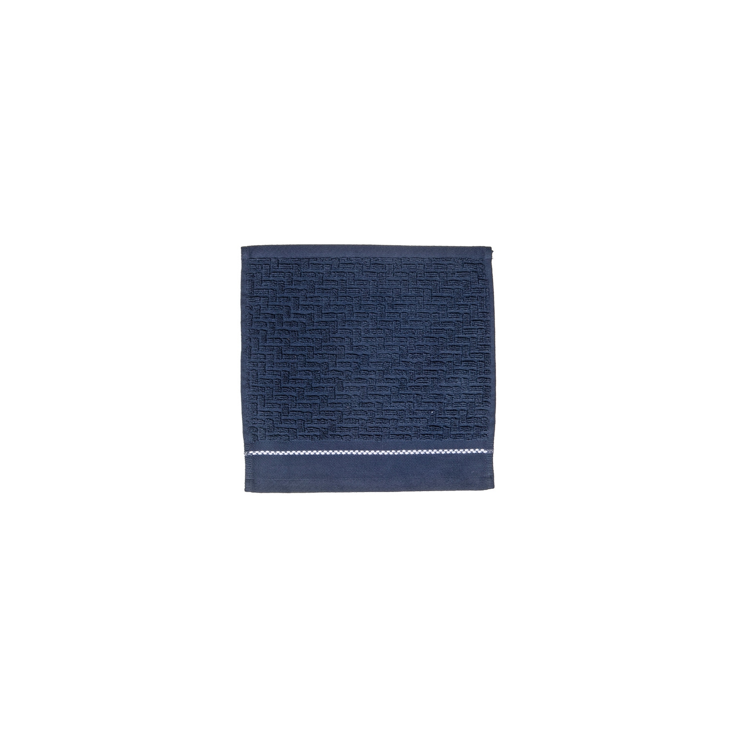 Luxury Stitch Wash Cloth (Blue) - Set of 6
