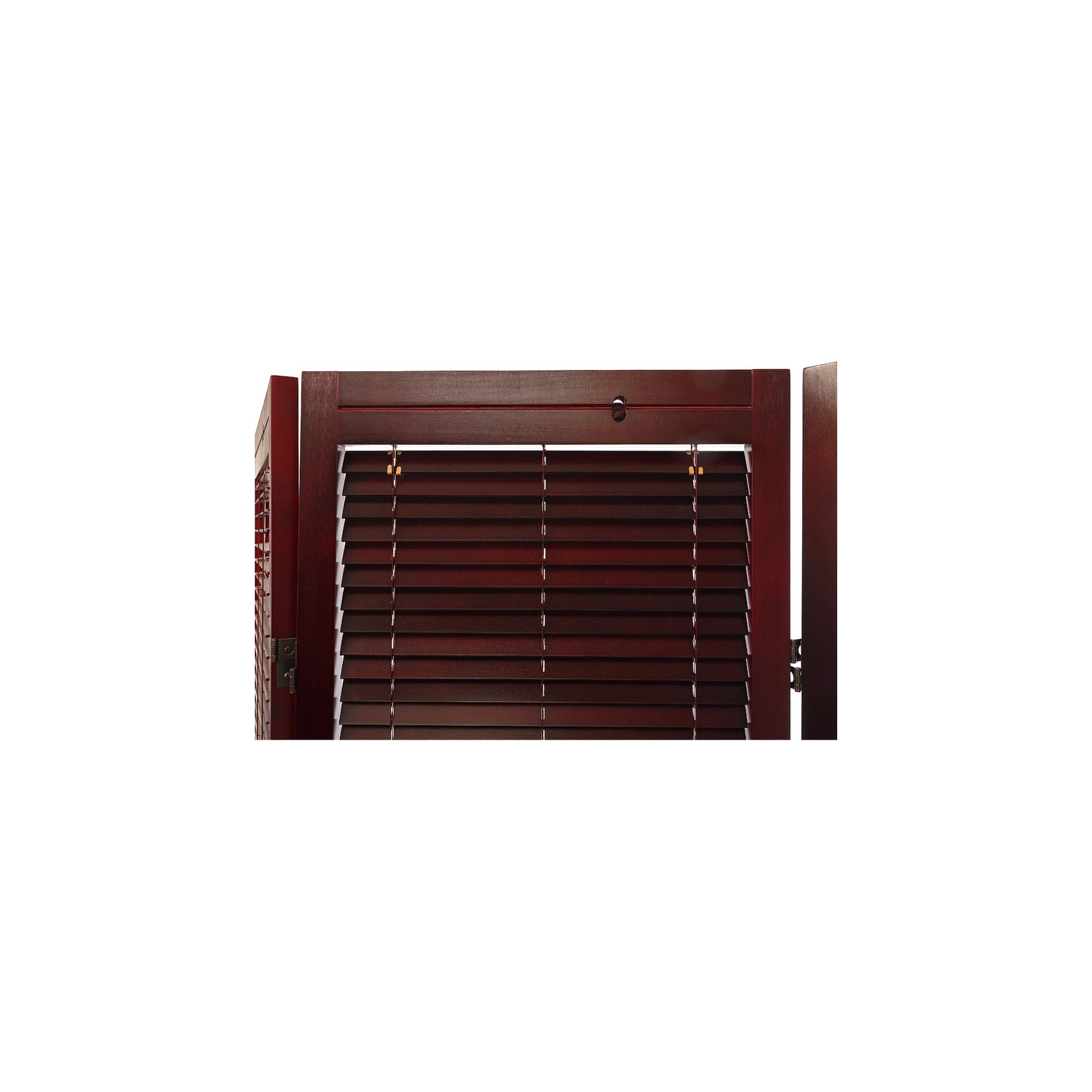 3 Panel Adjustable Wooden Shutter Screen