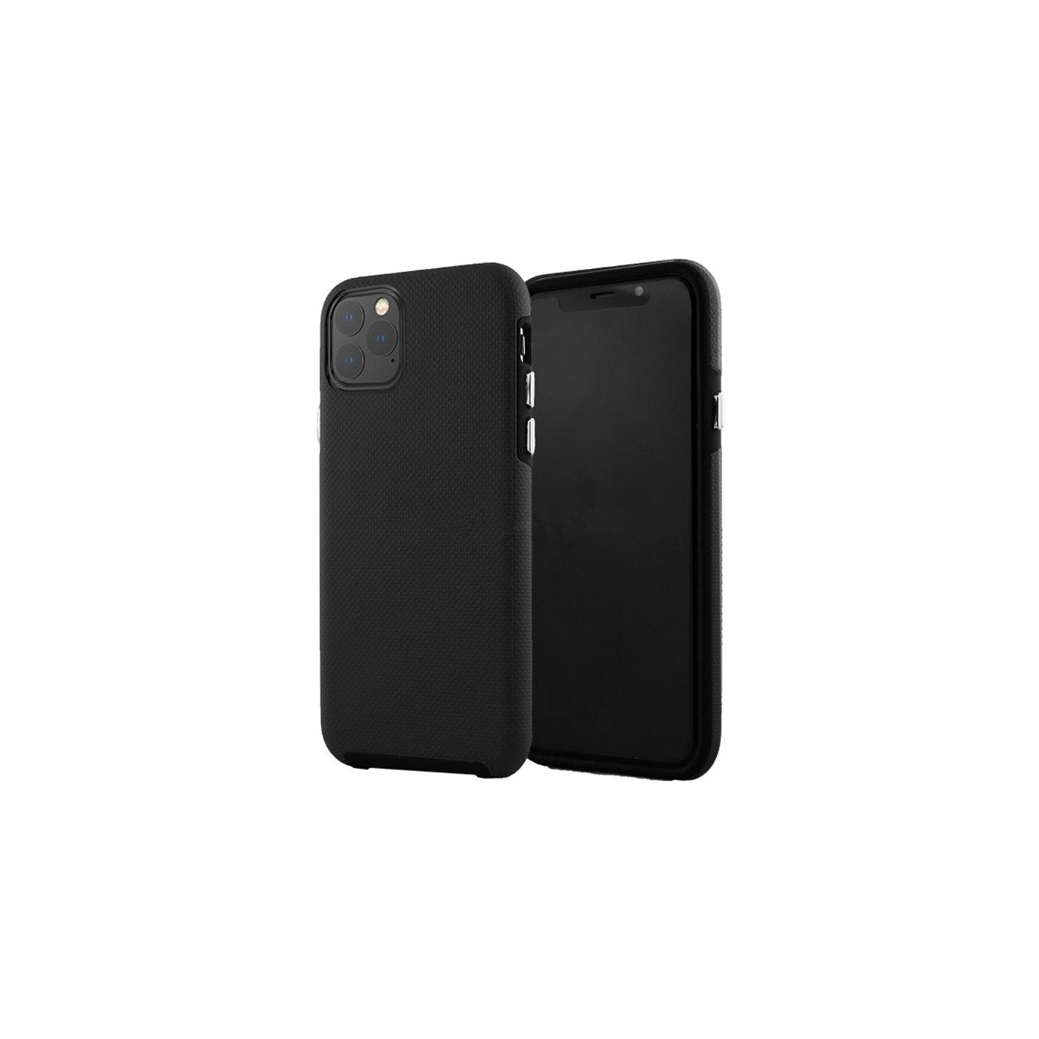 【CSmart】 Slim Fitted Hybrid Hard PC Shell Shockproof Scratch Resistant Case Cover for iPhone 13 Pro Max, Black