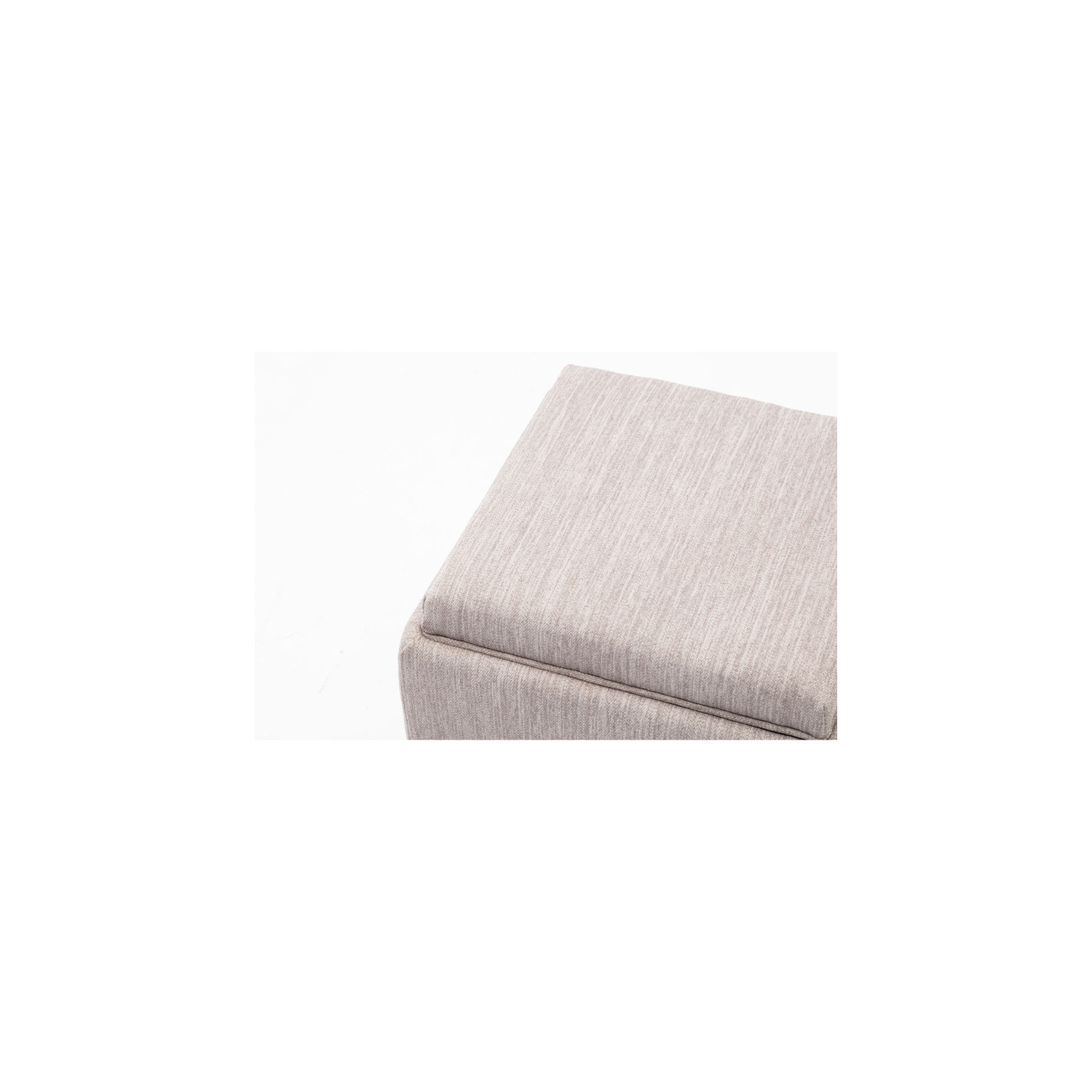 Chase Fabric Ottoman With Flip Tray Lid