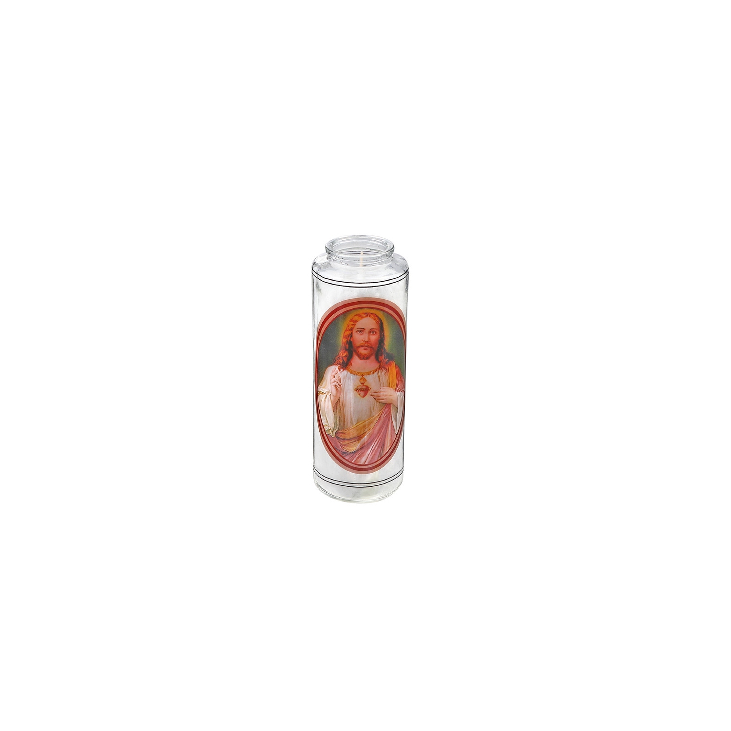 Religious Candle - White - Set of 2