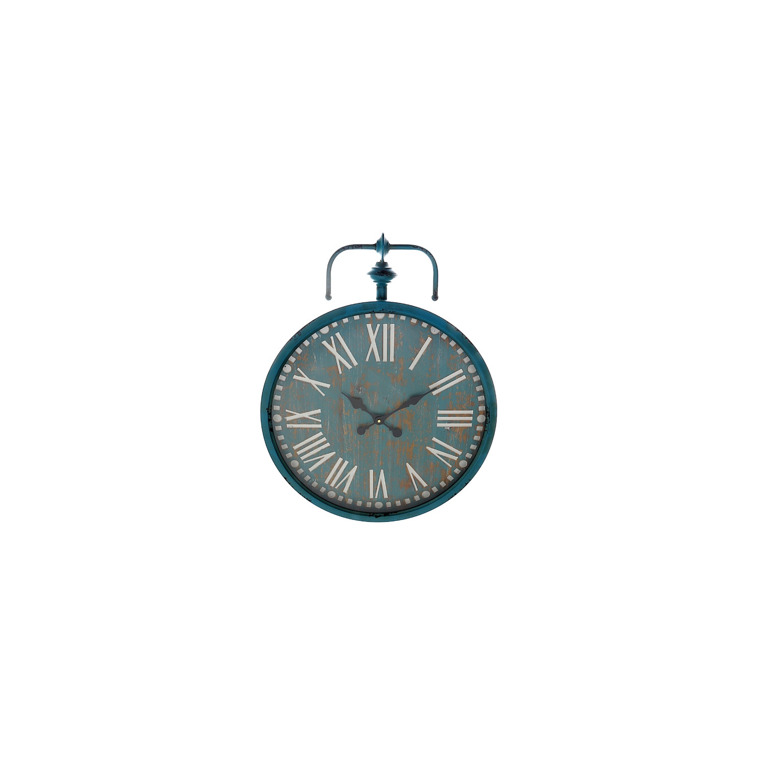 Nautica Metal Round Clock