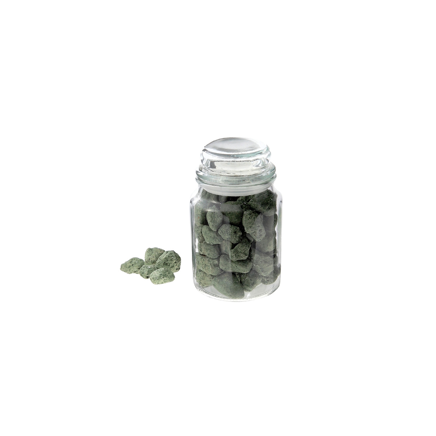 Aromatic Stones In Glass Jar With Lid