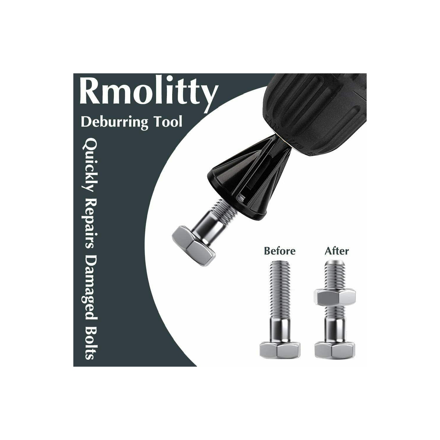 Stainless Steel Deburring External Chamfer Tool Drill Bit Remove Cutting Burr