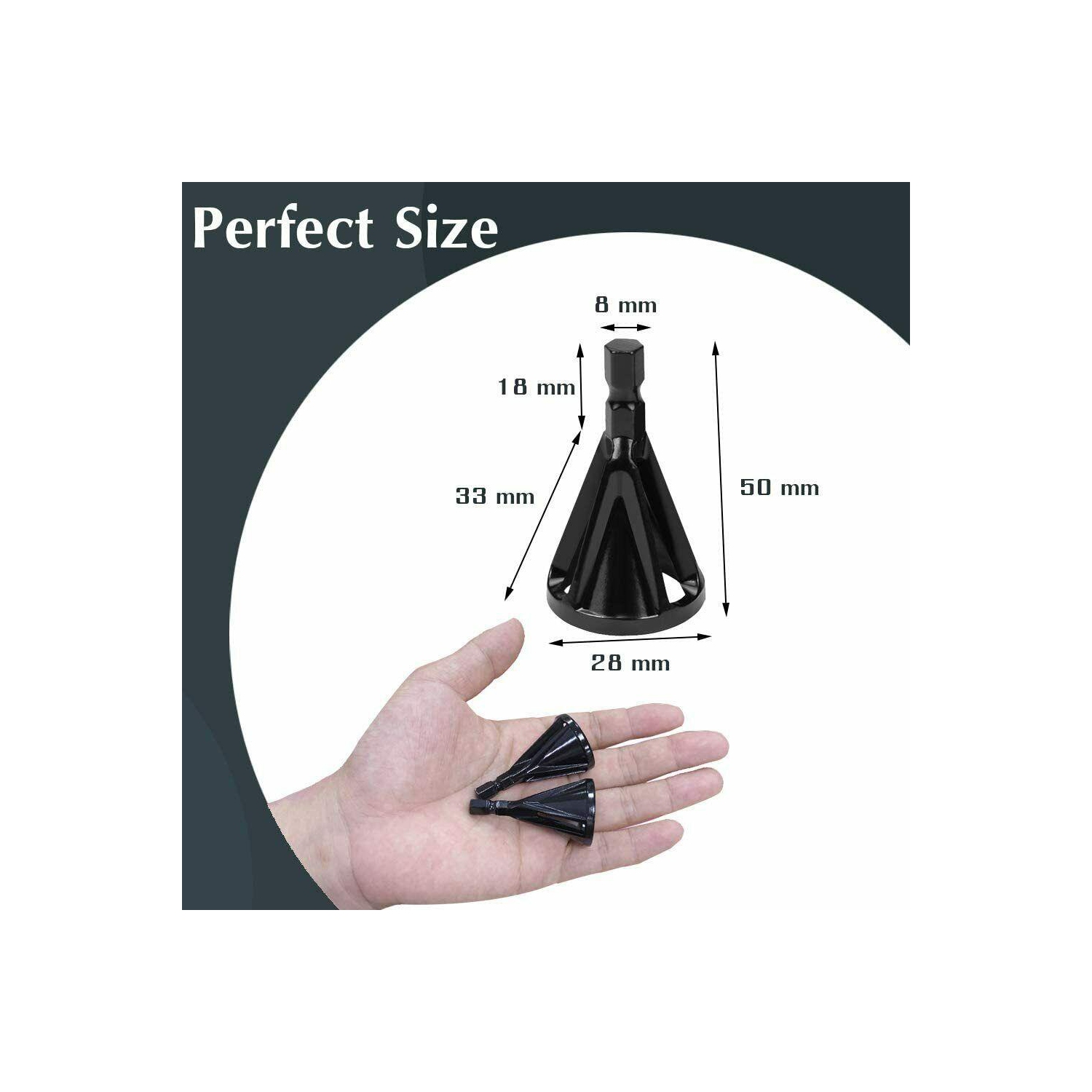 Stainless Steel Deburring External Chamfer Tool Drill Bit Remove Cutting Burr